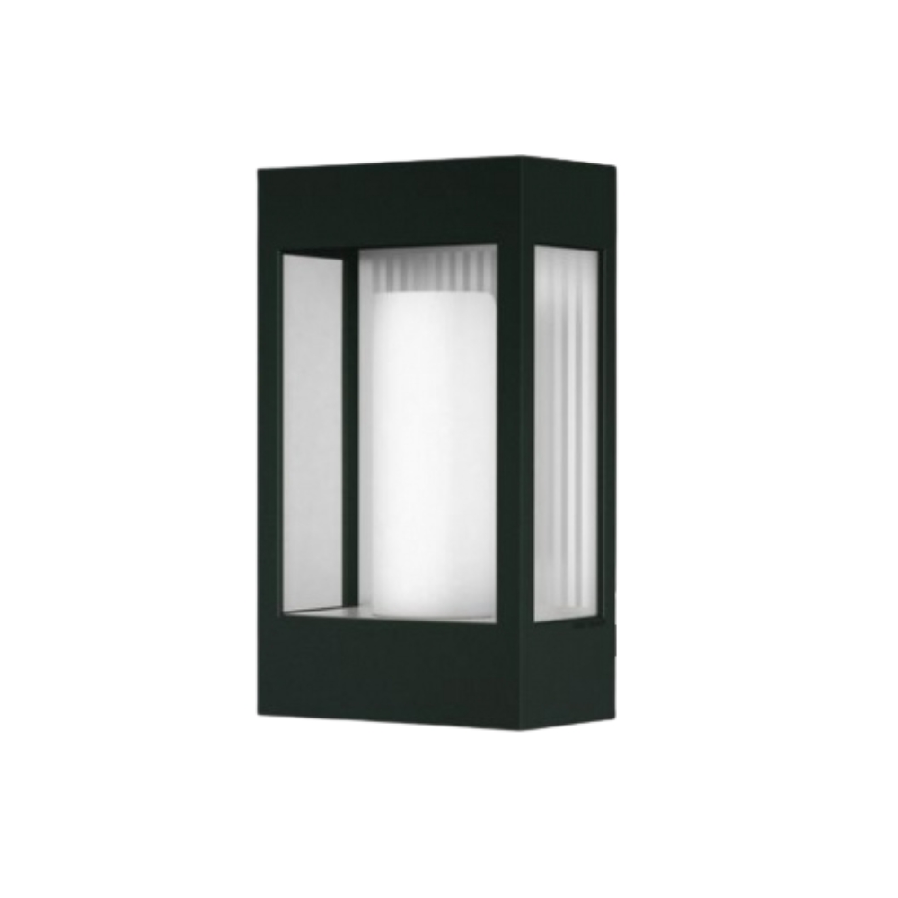 Brick 2 Slate Grey Aluminium Outdoor Wall Light