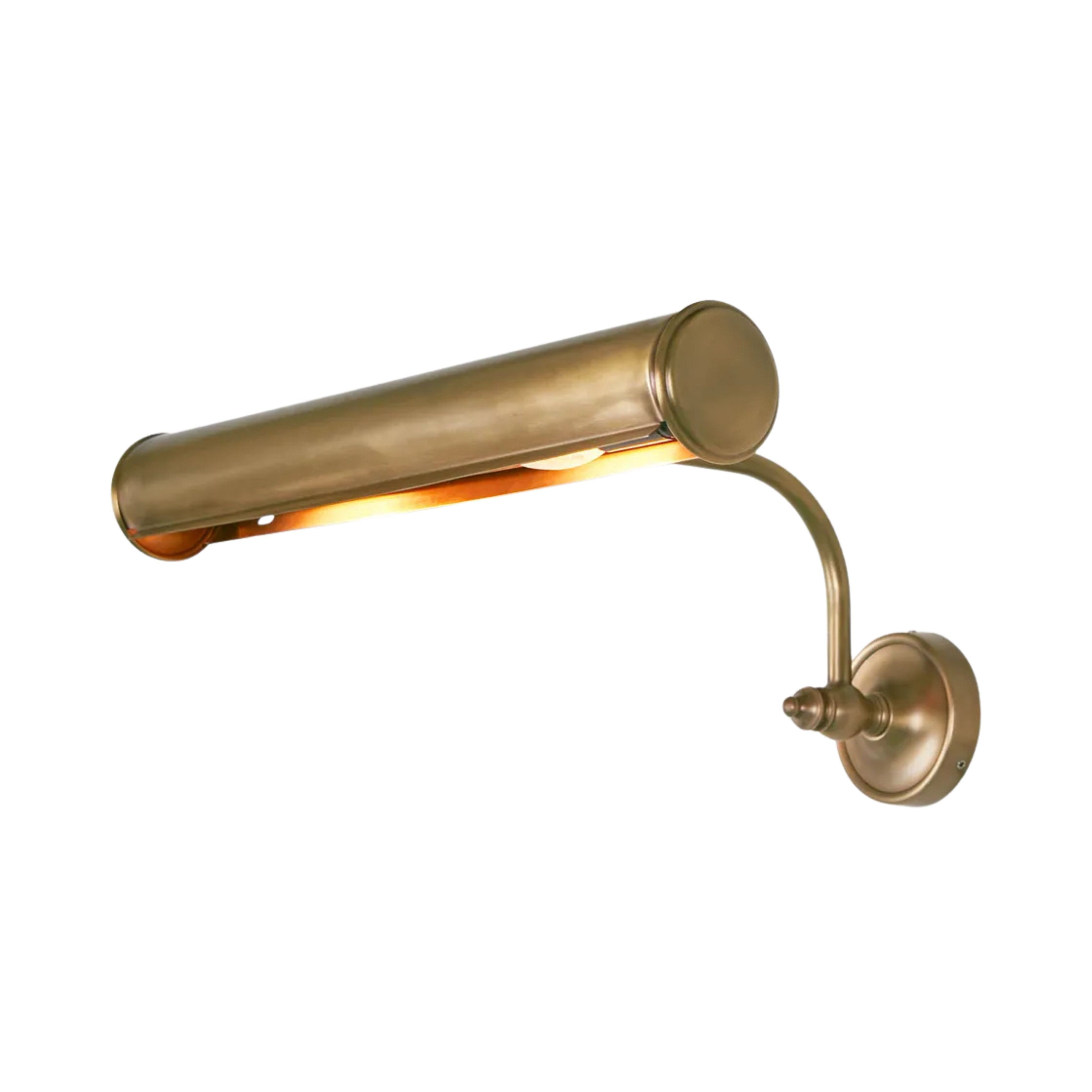 Barclay Antique Brass Picture Wall Light