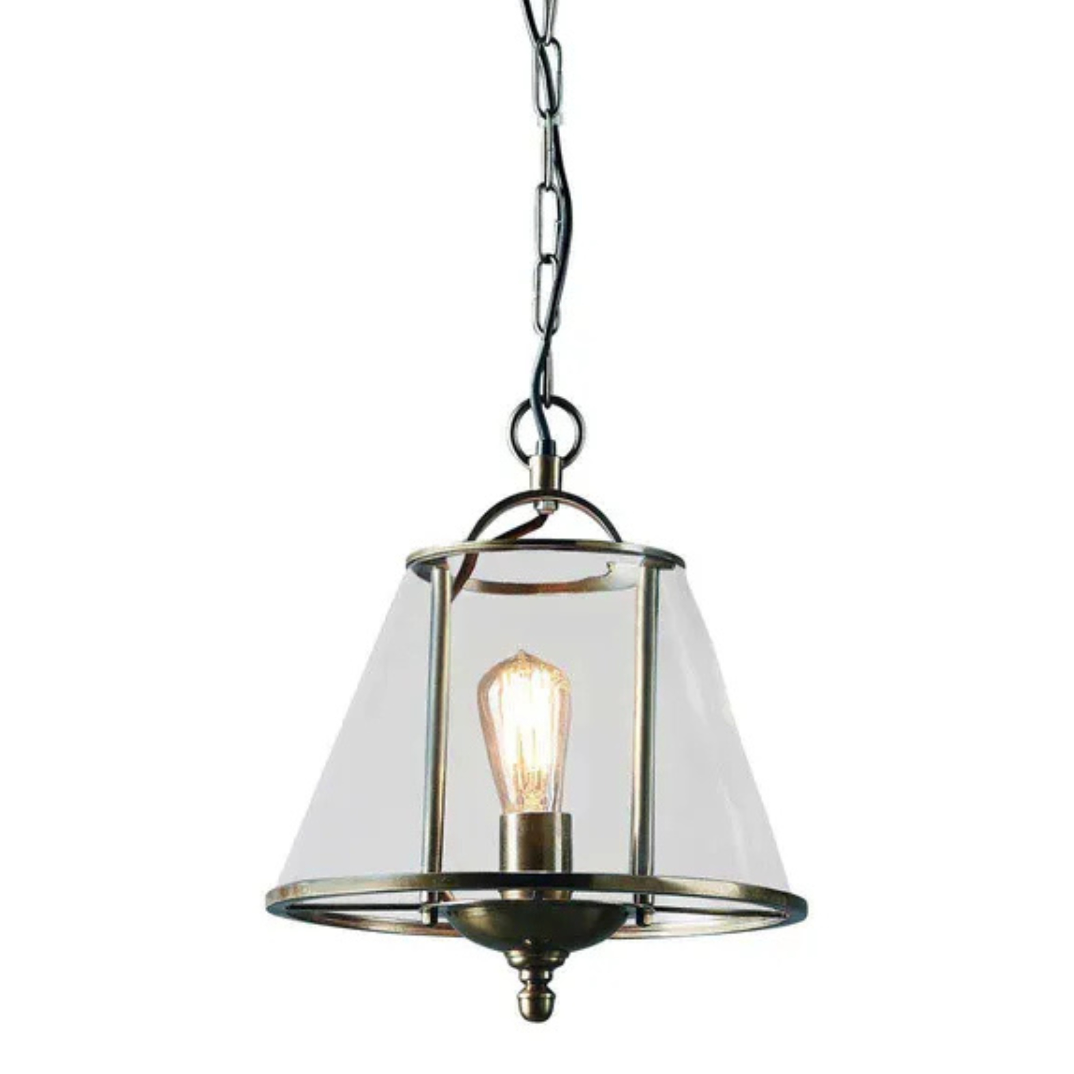 Connor Tree Antique Silver Glass Pendant Light