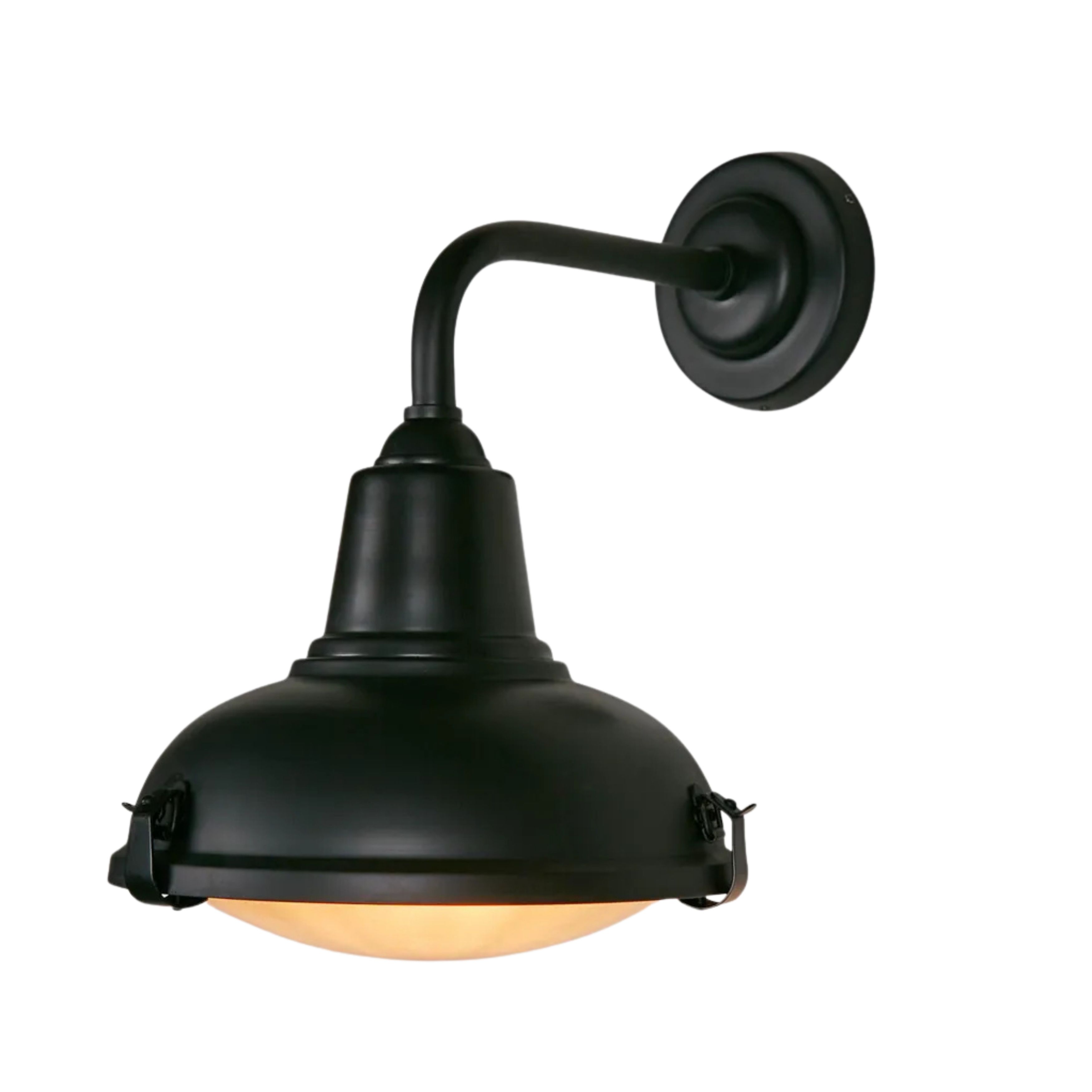 Conrad Classic Black Outdoor Wall Lamp