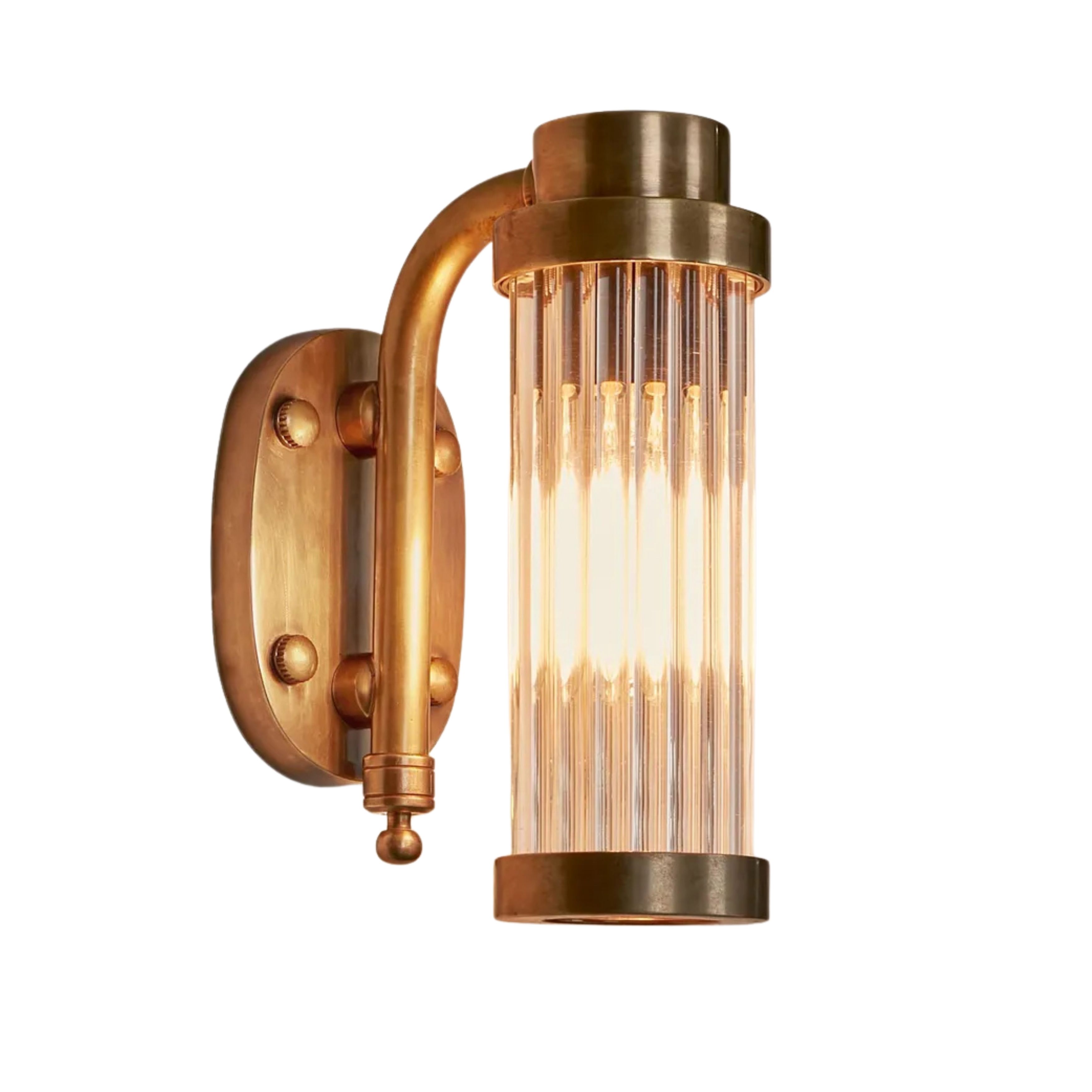 Dara Antique Brass Wall Light