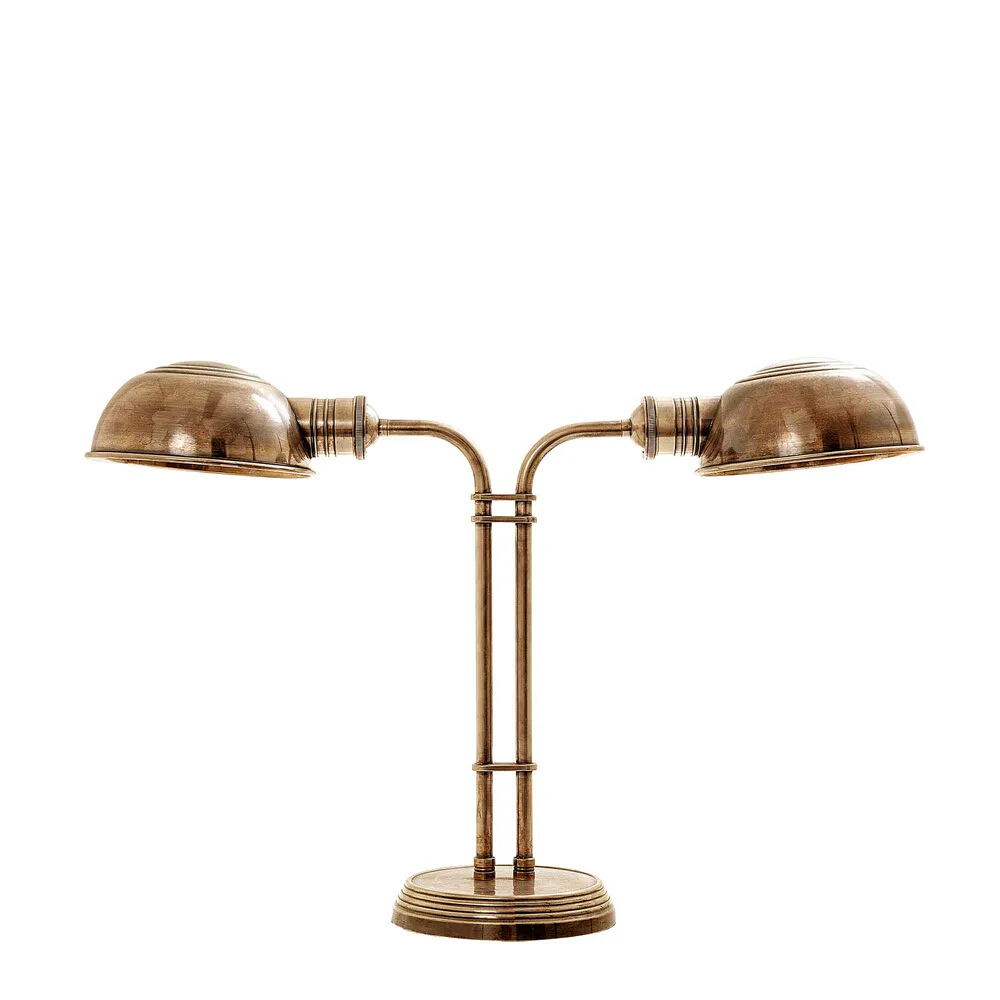 Picadily Antique Brass Table Lamp