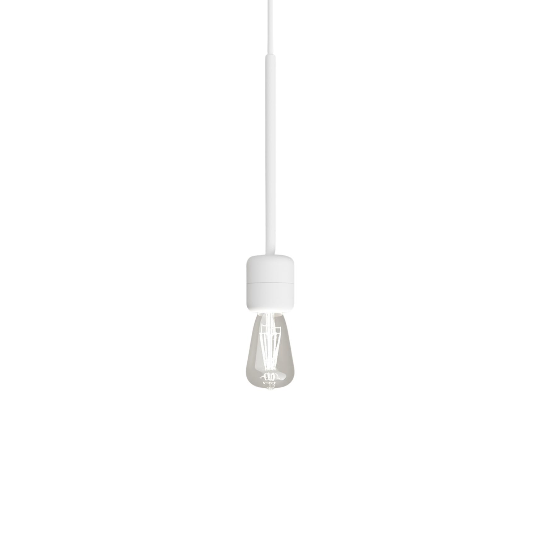 Parlour Lite White Bulb Pendant Light