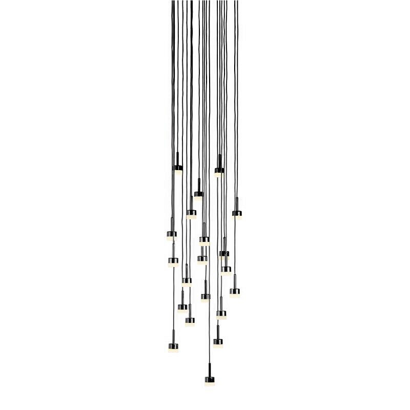 Pluto 20 Light Black Cluster Pendant