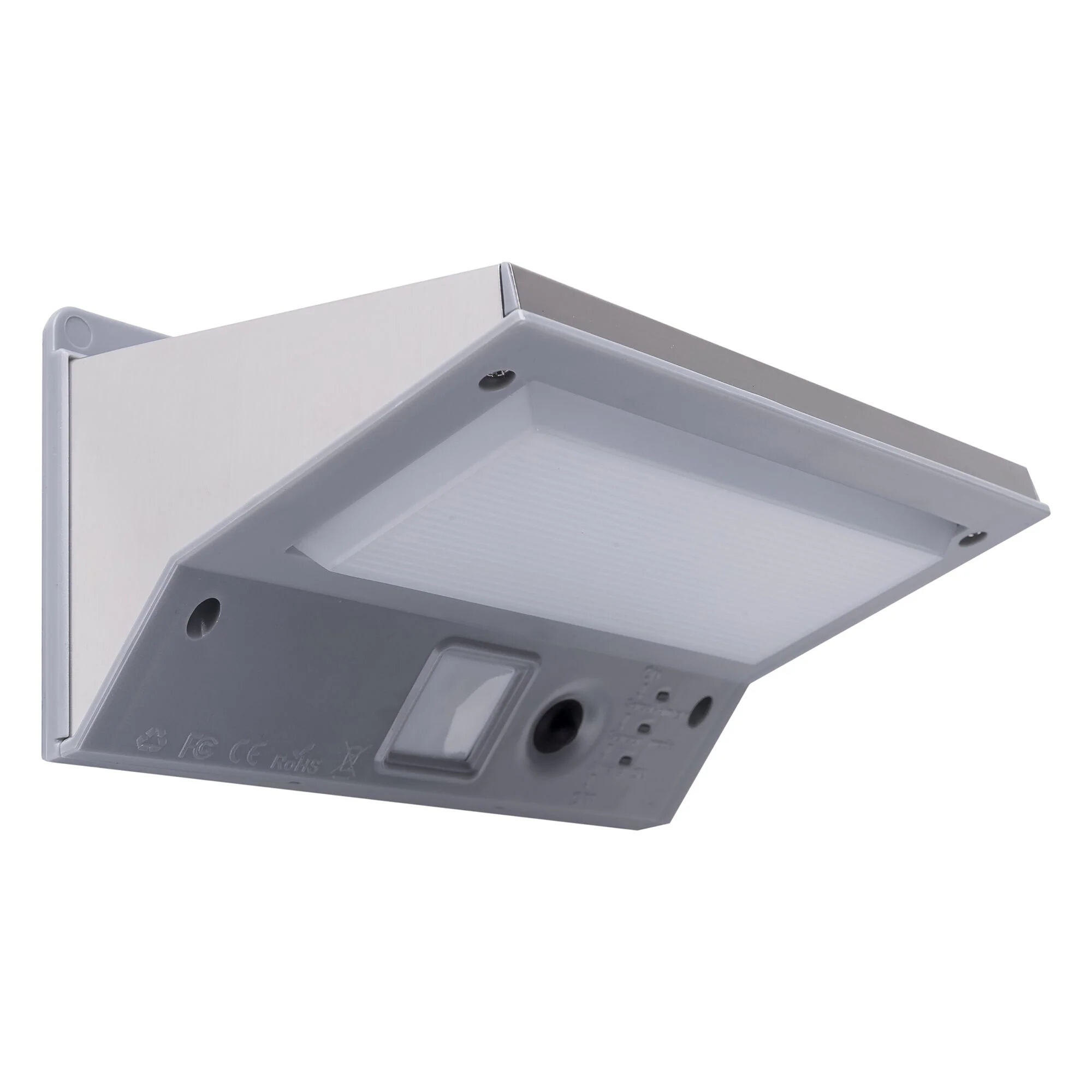 Stainless Steel Flush Mounted Wall Light with Motion Sensor