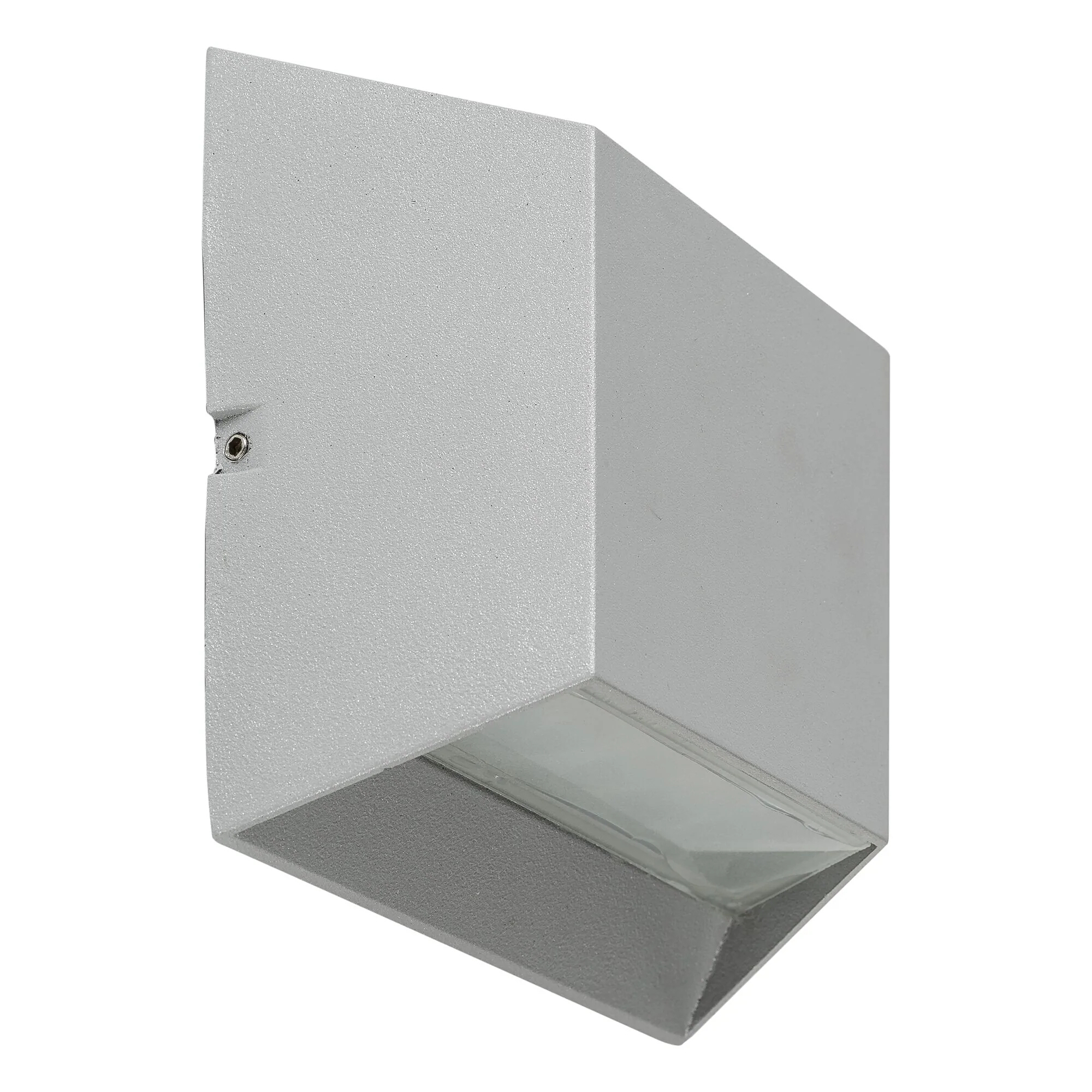 Felix Silver Solar Wall Light with Switch