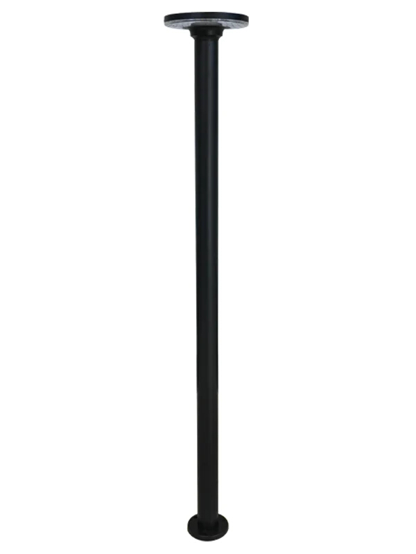 Abel Black Convertible Bollard to Post Light