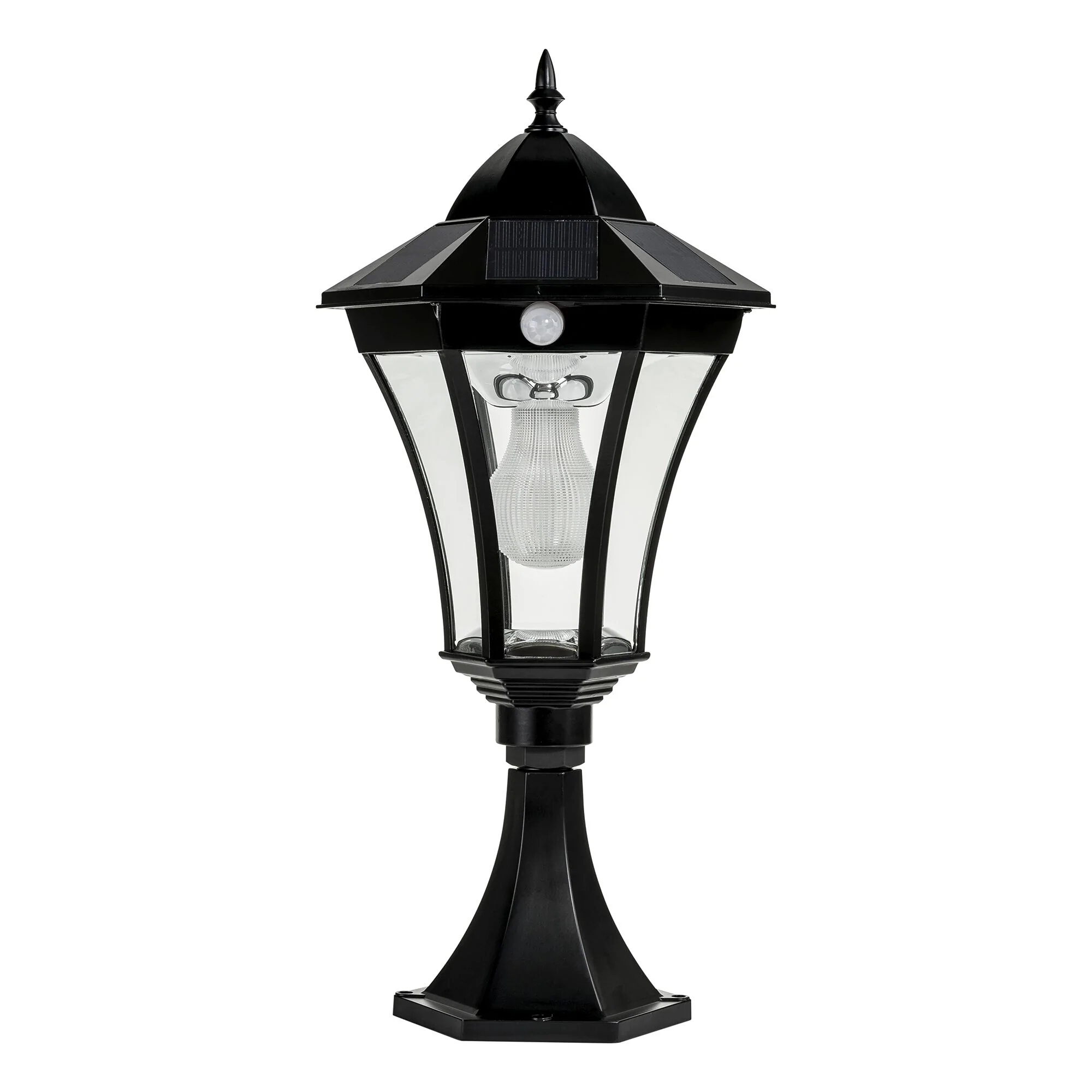Leah Solar Pillar Light with Motion Sensor