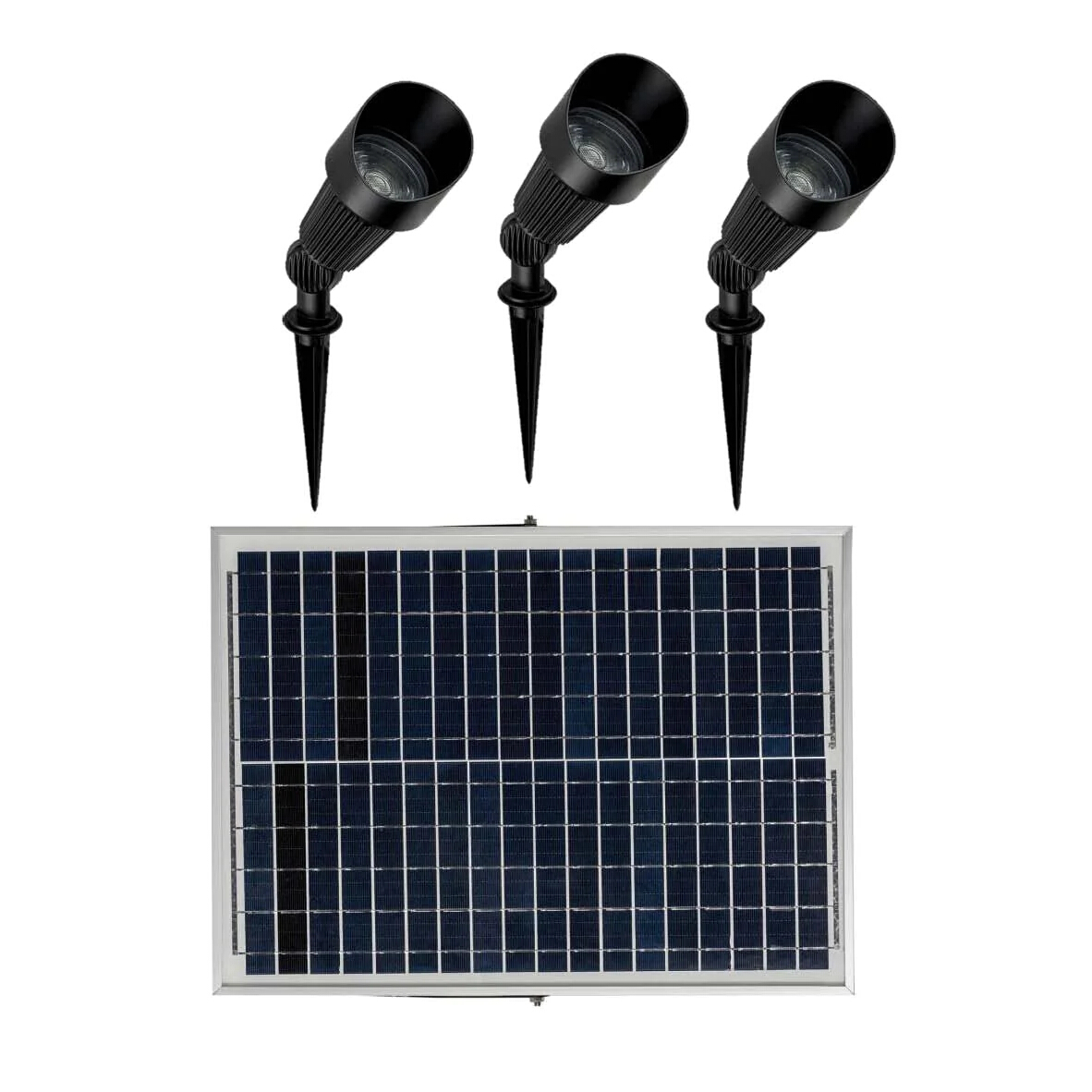Alex Hi-Output Garden Spot Light Kit with Remote Solar Panel