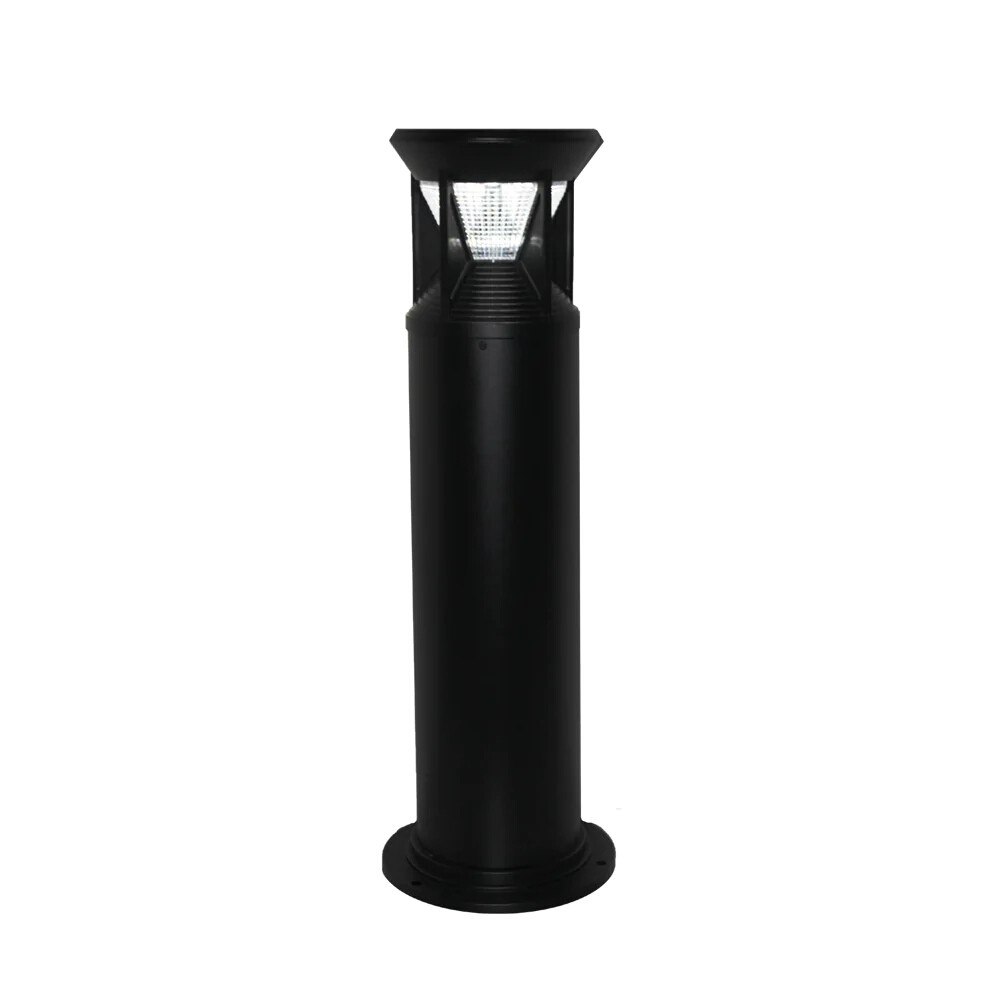 Kyle Black Industrial Solar Bollard Light