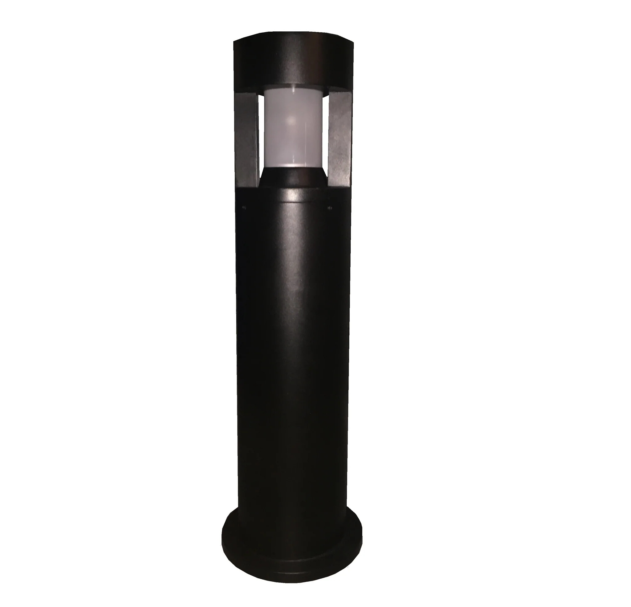 Vicky Black Industrial Solar Bollard Light