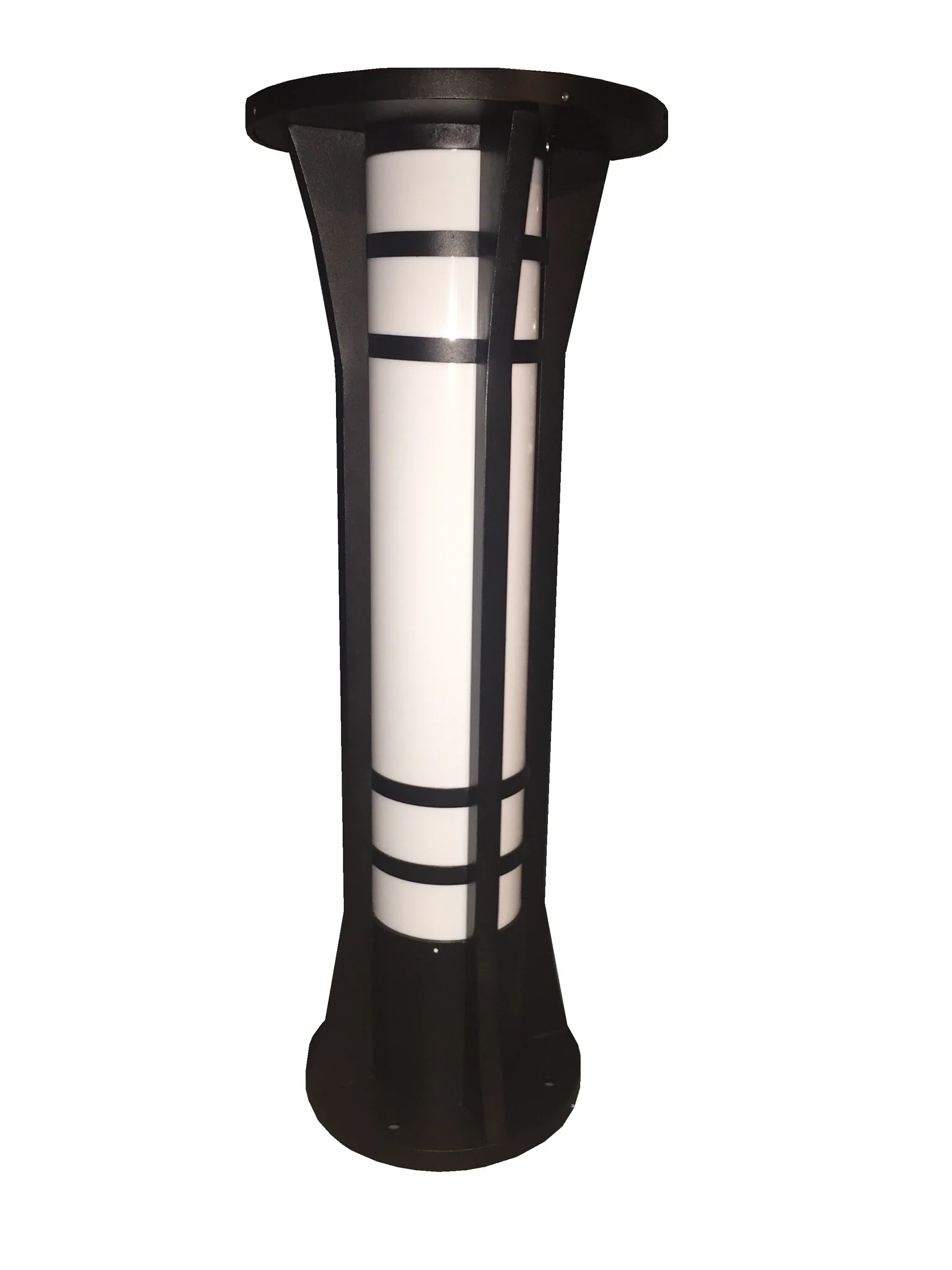Shane Black Industrial Solar Bollard Light