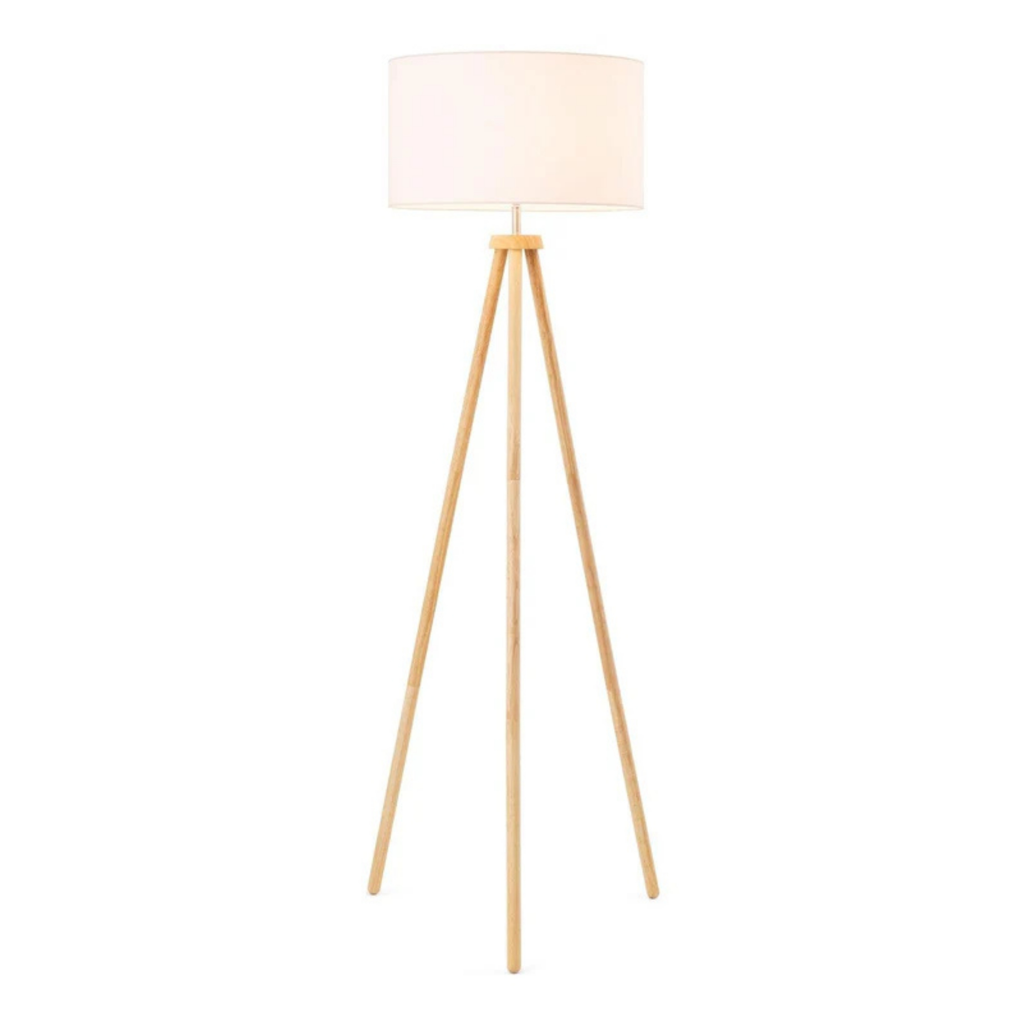 Belgrade Wooden Tripod Floor Lamp