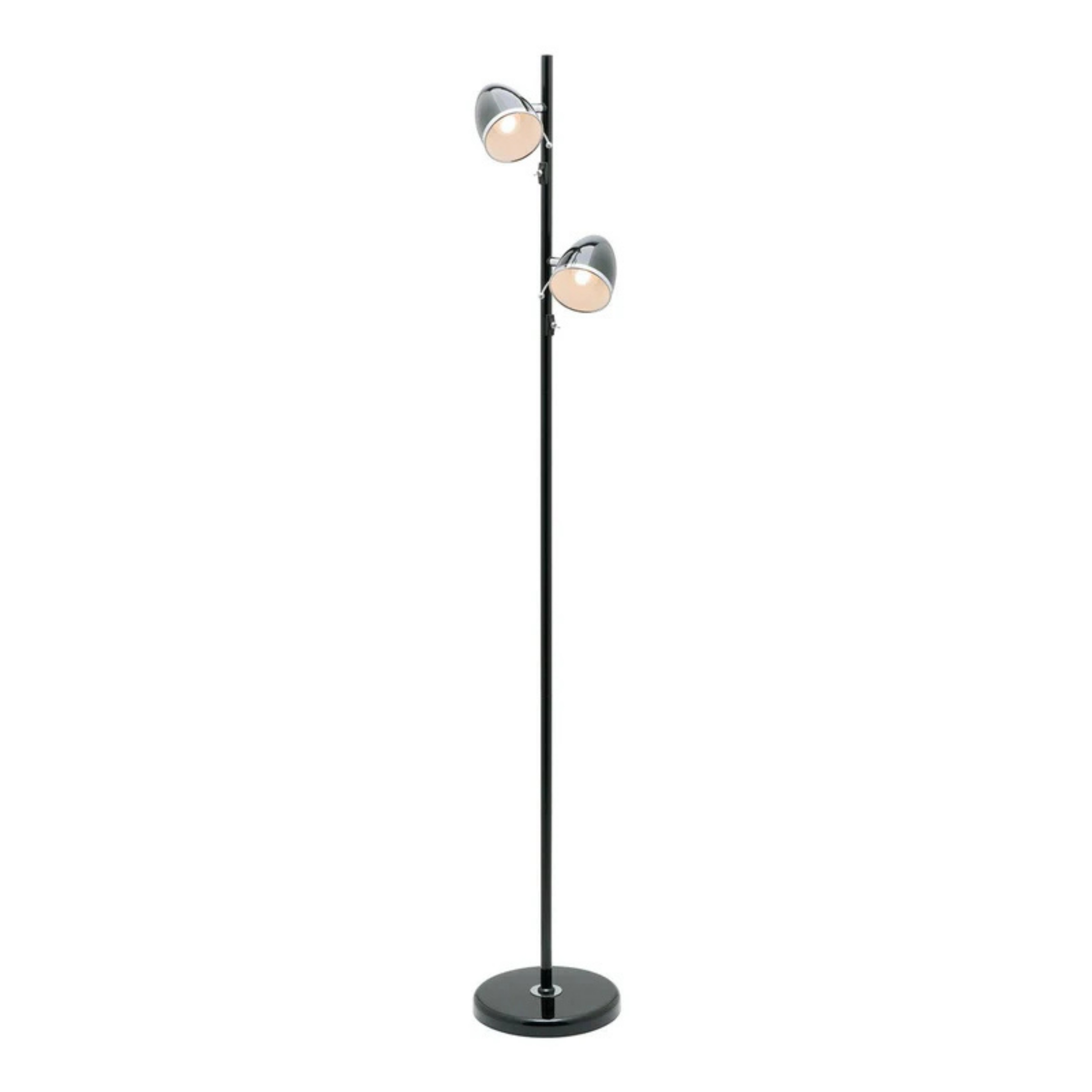 Seville Duo Black Metal Floor Lamp