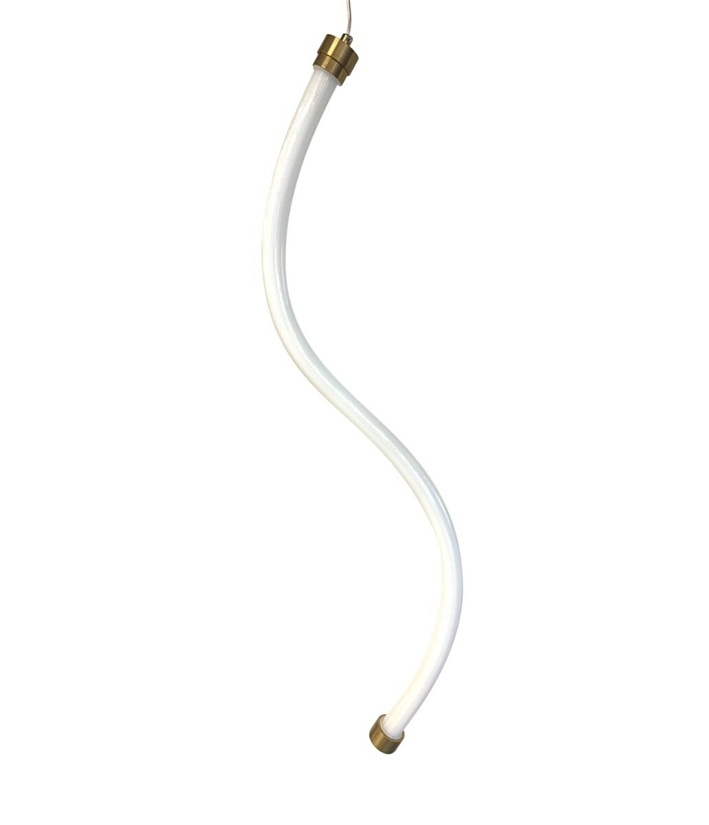 Esso Golden Curved Pendant Light