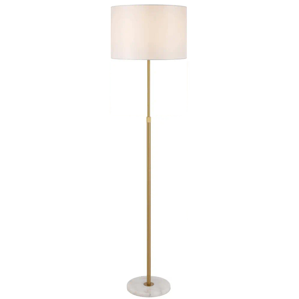 Plato Antique Gold Minimalist Floor Lamp
