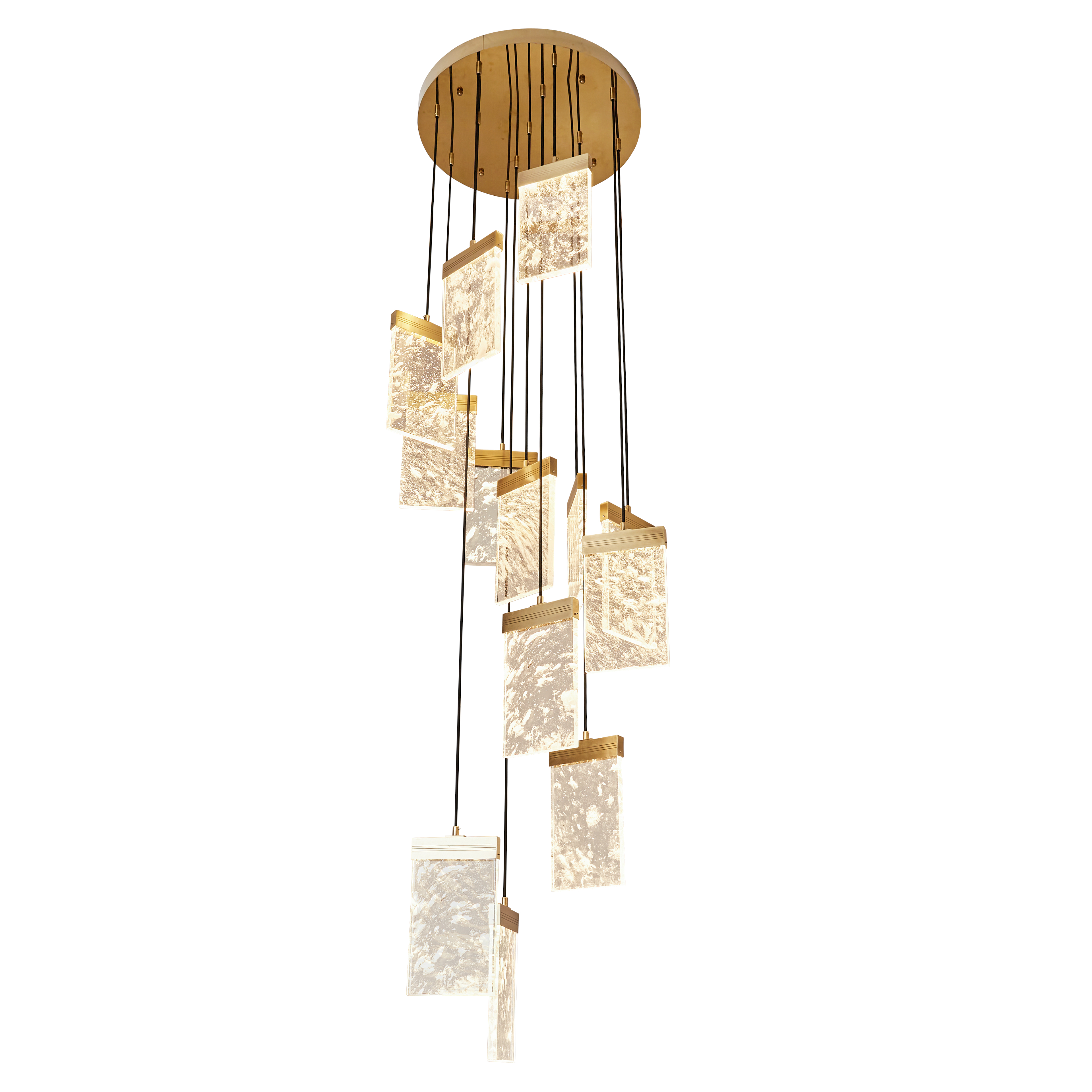 Chantily Crystal Cluster Pendant Chandelier