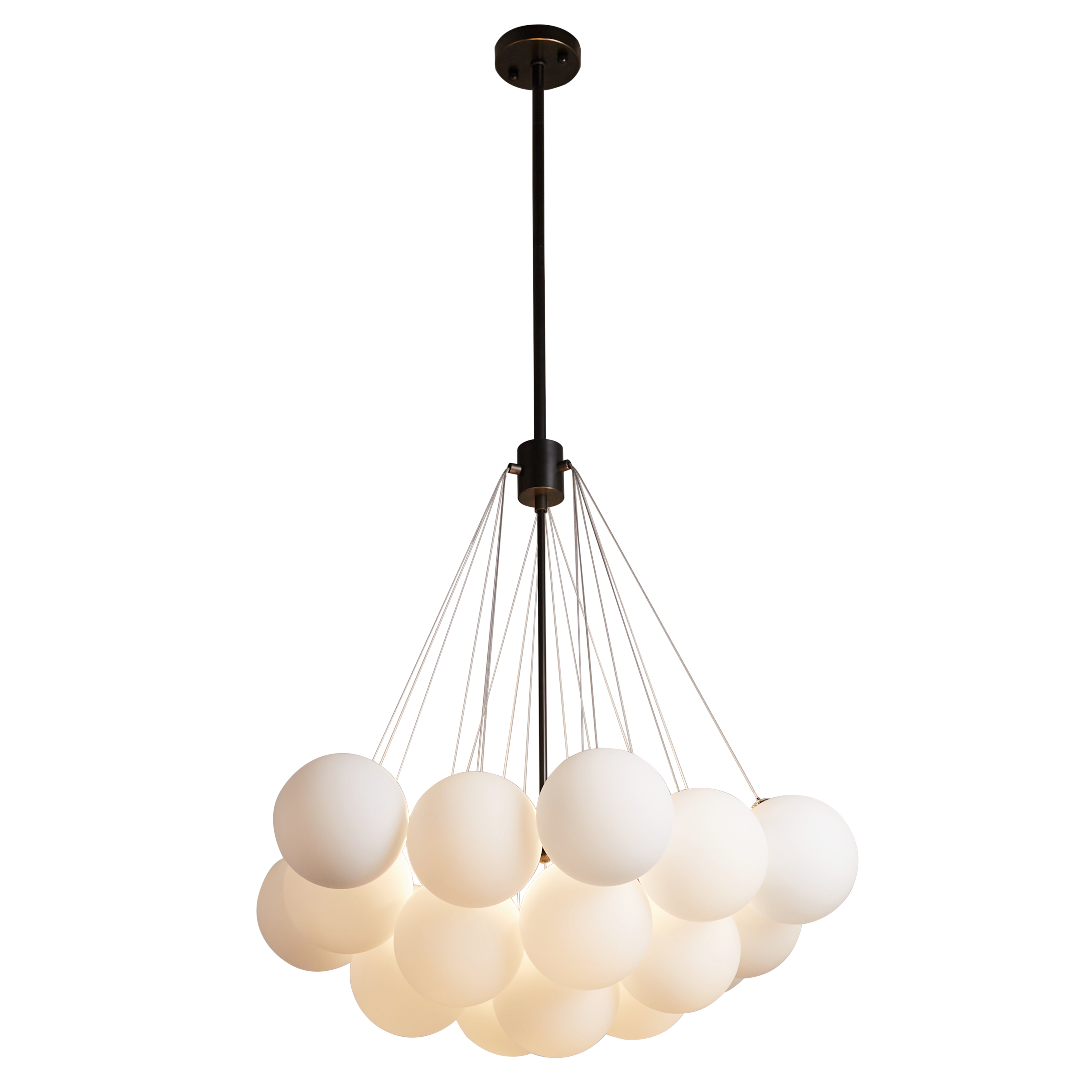 Evelyn Bubble Glass Cluster Pendant