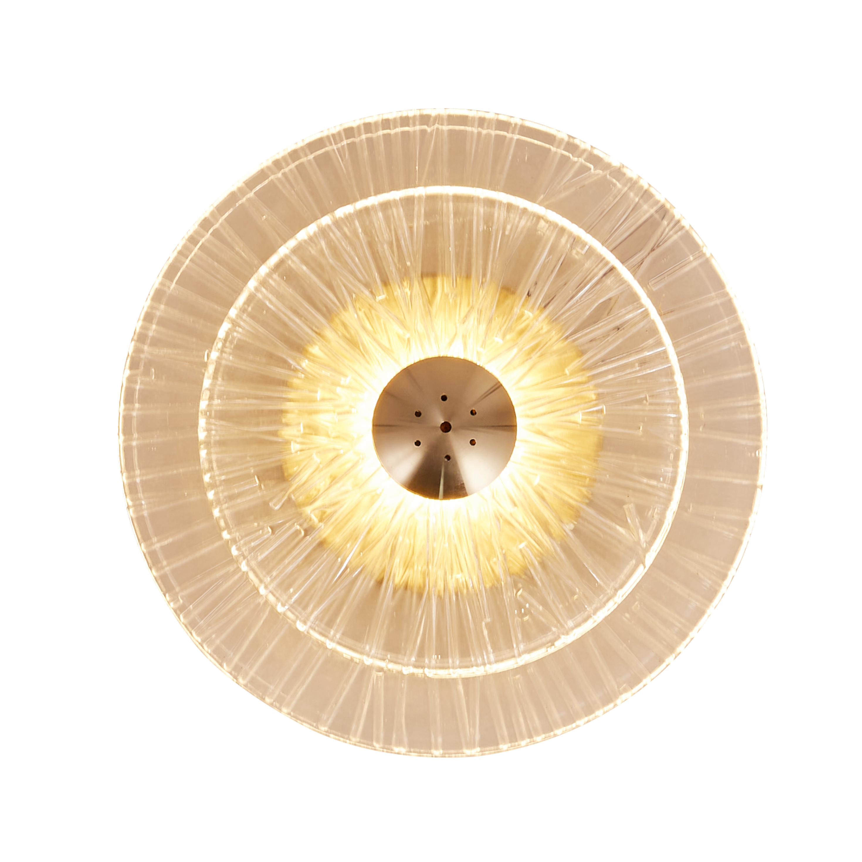 Irina Circular Glass Wall Light