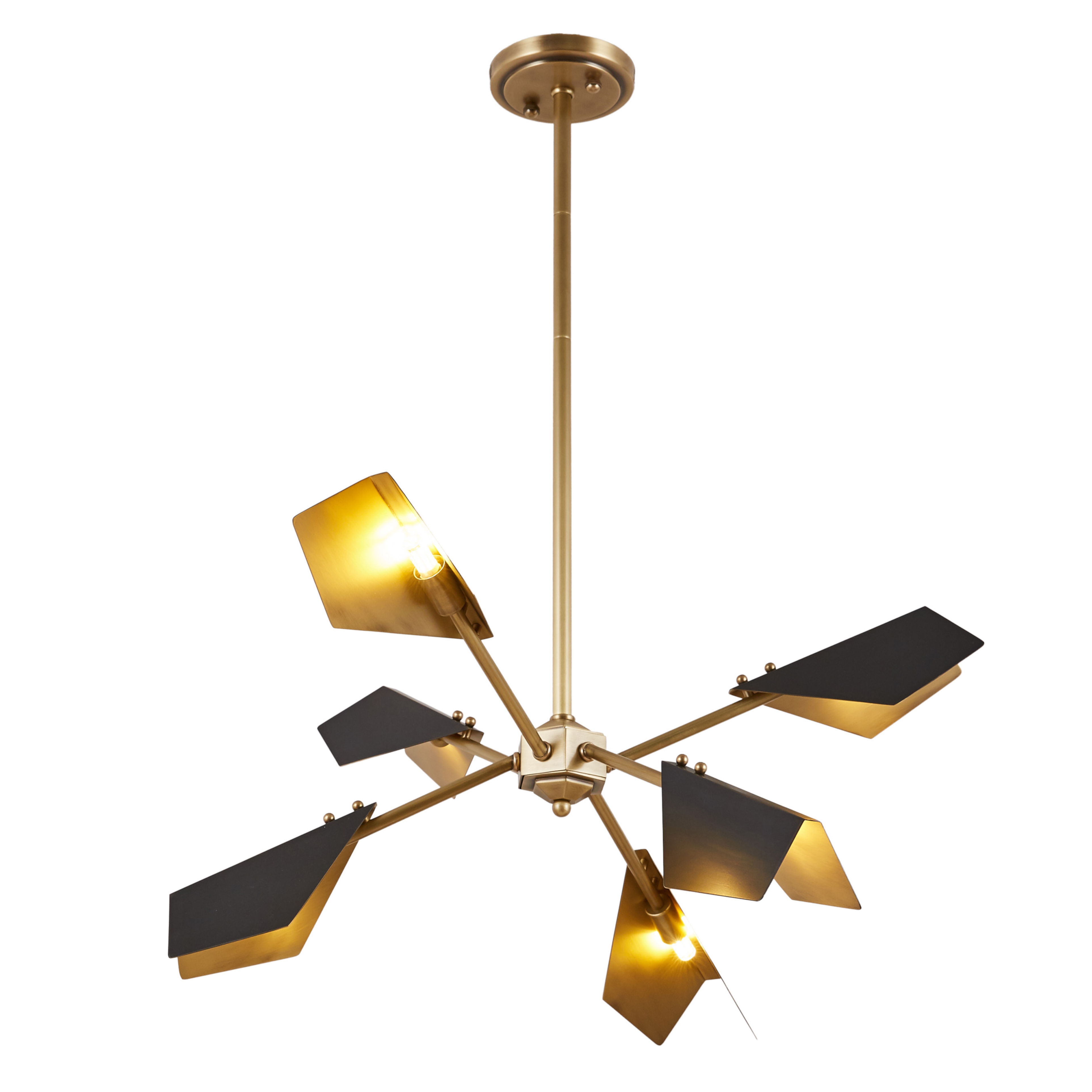 Malaga Multi-Light Branching Chandelier