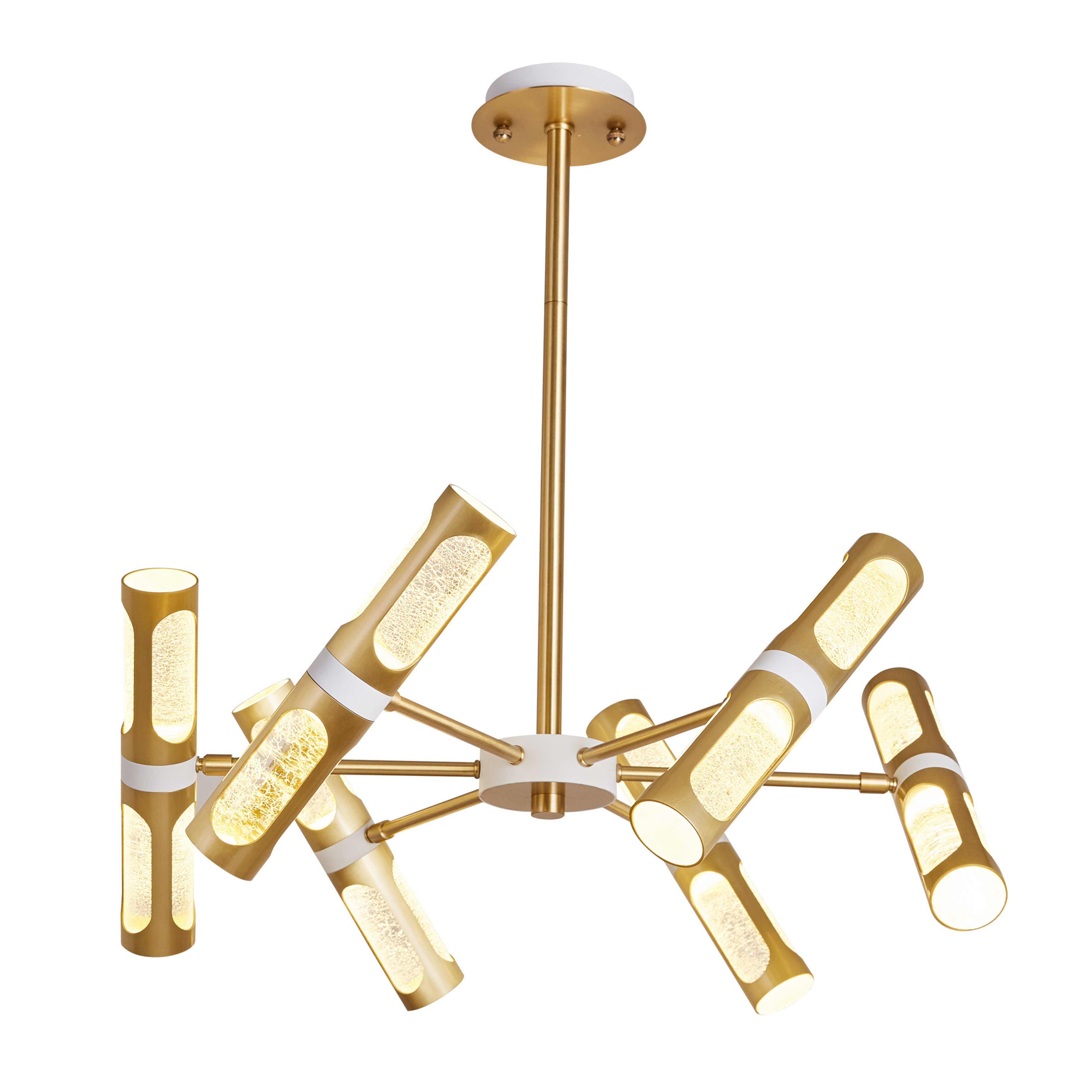 Mycenae 6 Light Branching Pendant Chandelier