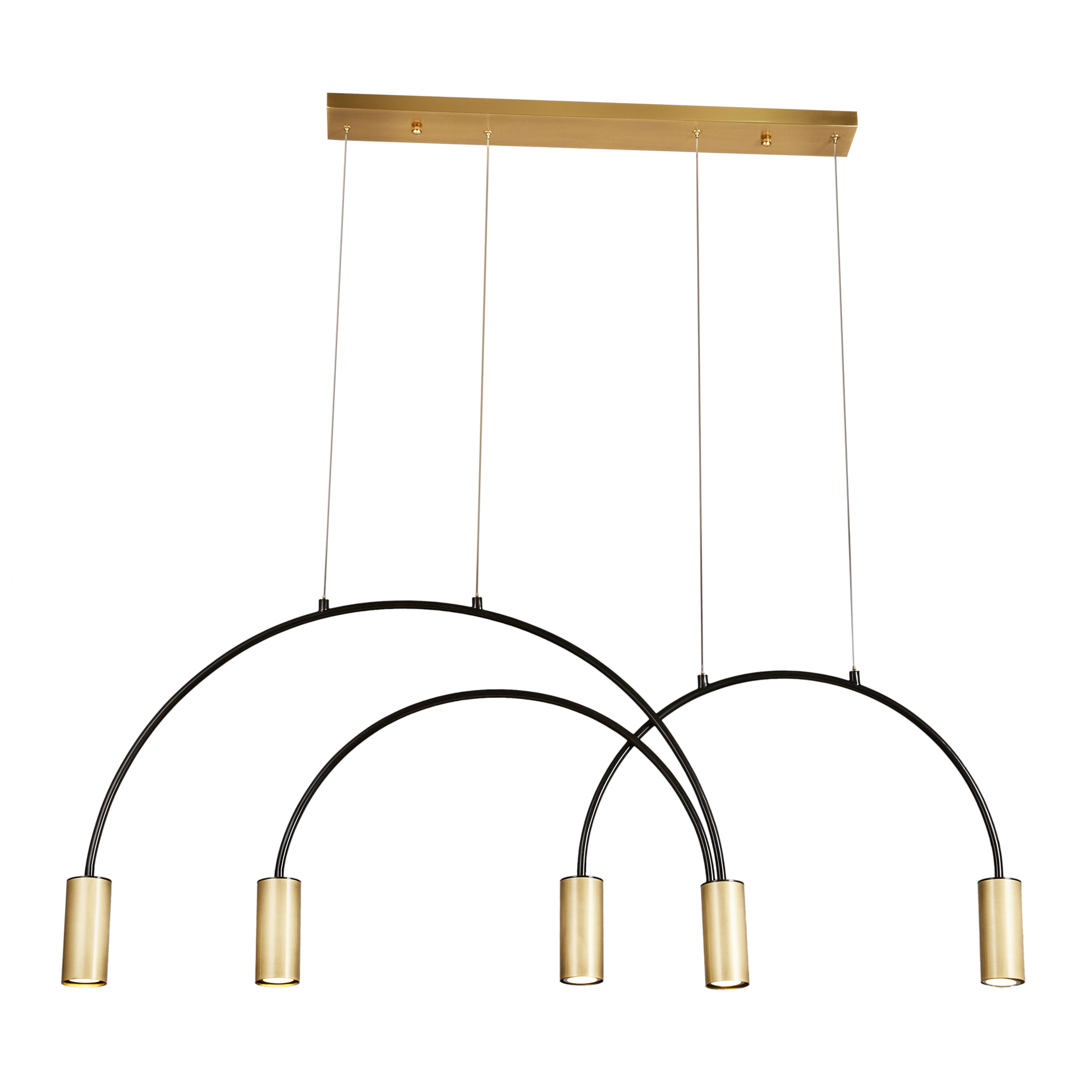 Owen 5 Light Floating Arc Pendant