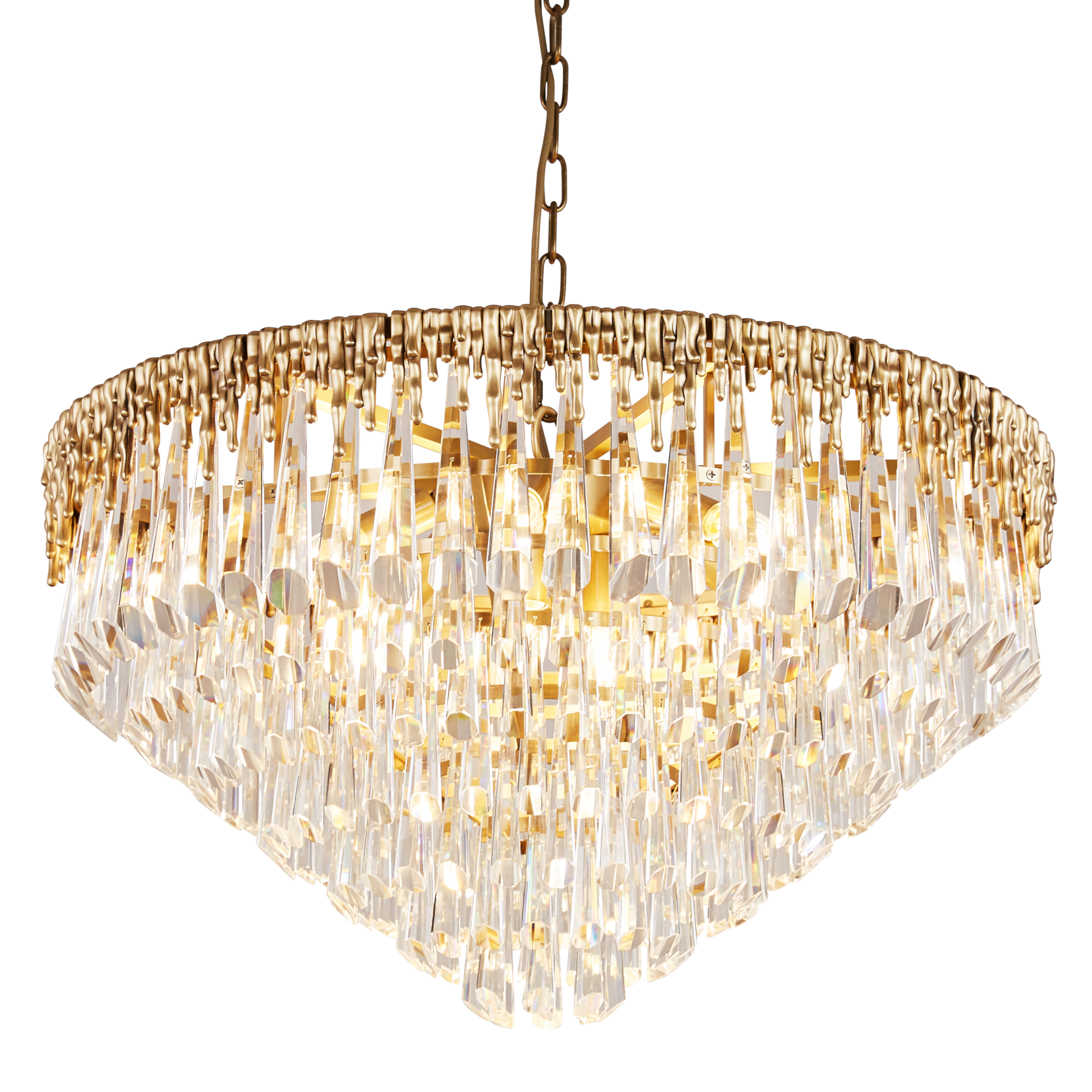 Prague Crystal Chain Pendant Chandelier