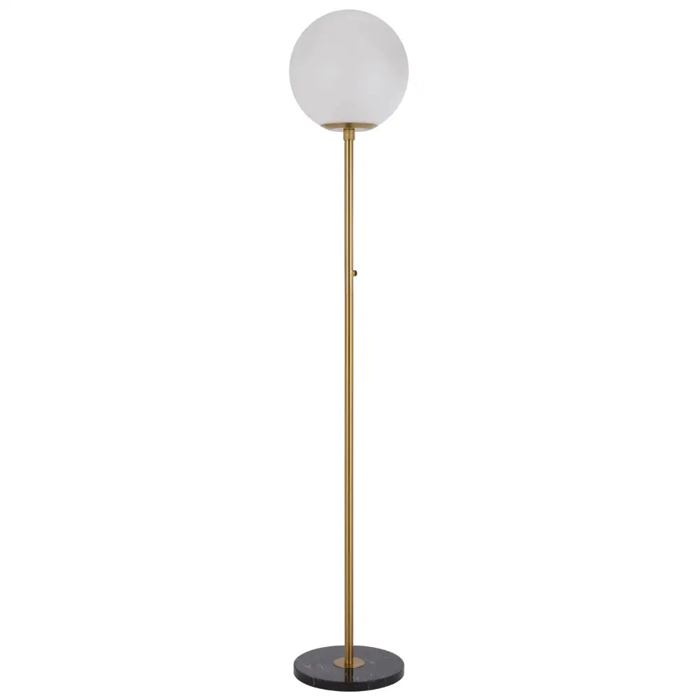 Grindelwald Antique Gold Minimalist Floor Lamp