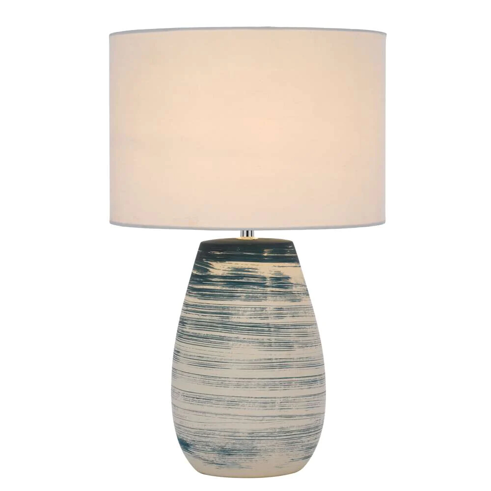 Bristol Blue Ceramic Jar Table Lamp