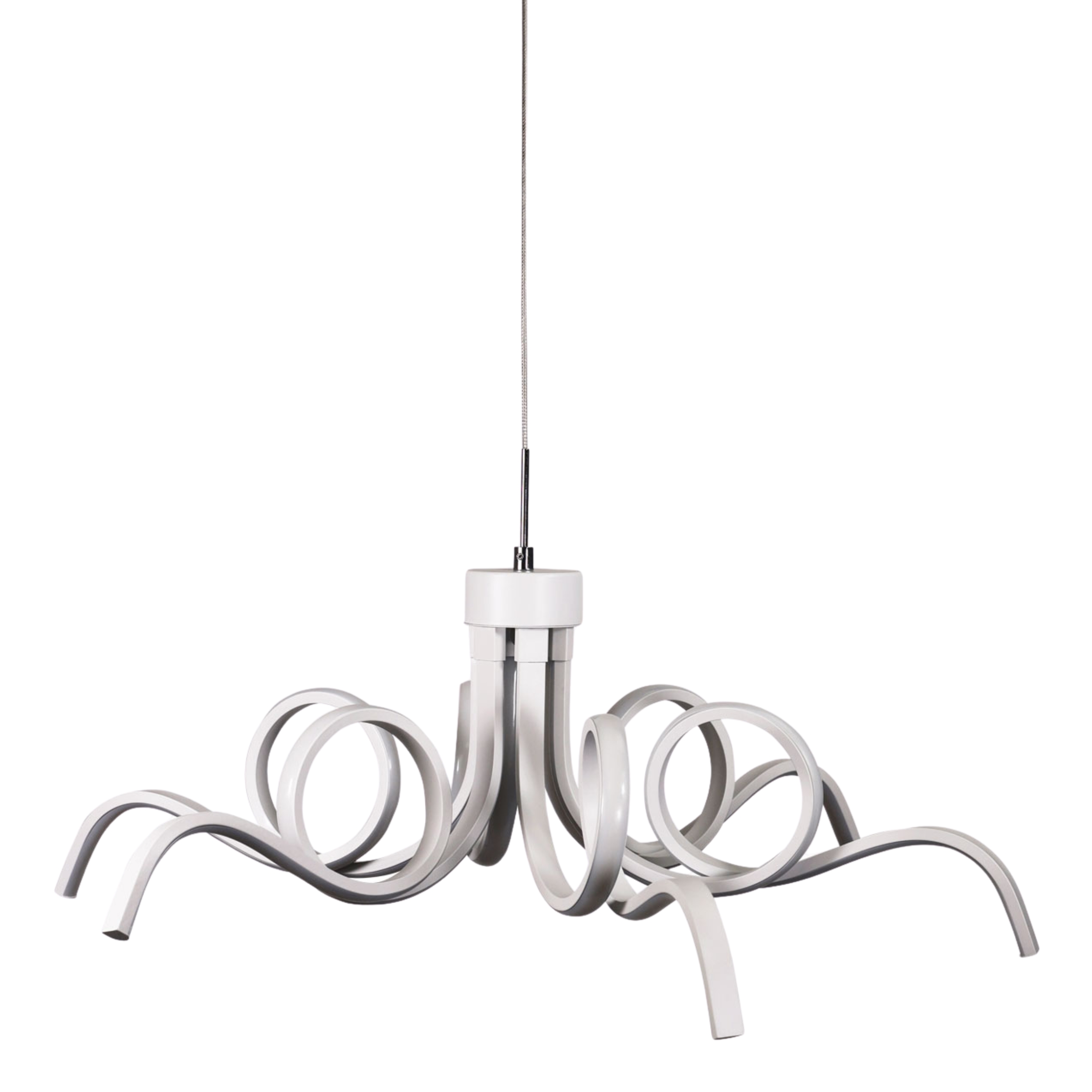 Niagara White Twisted Loops Pendant Light