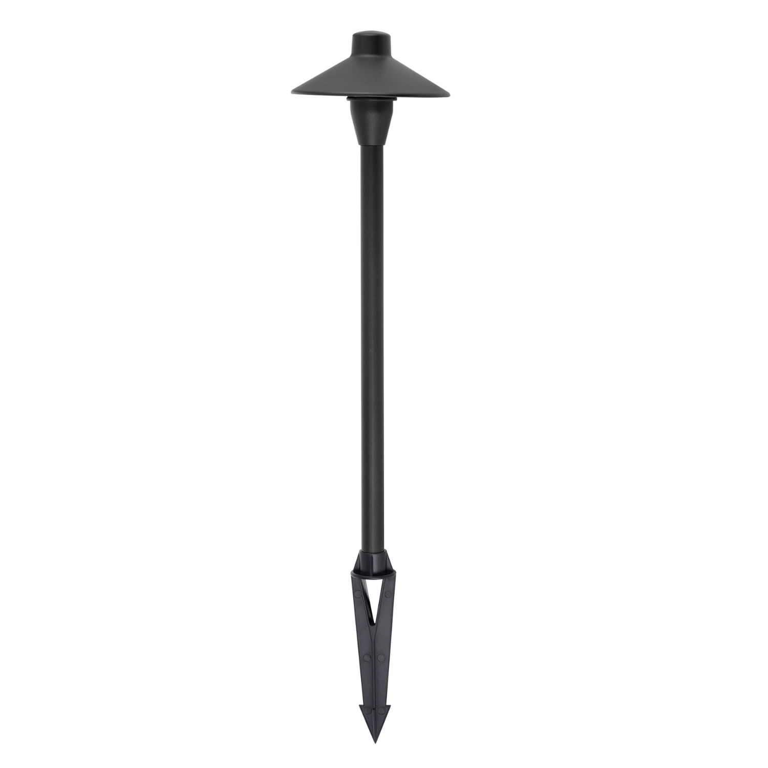 Caleb Matt Black Garden Spike Light