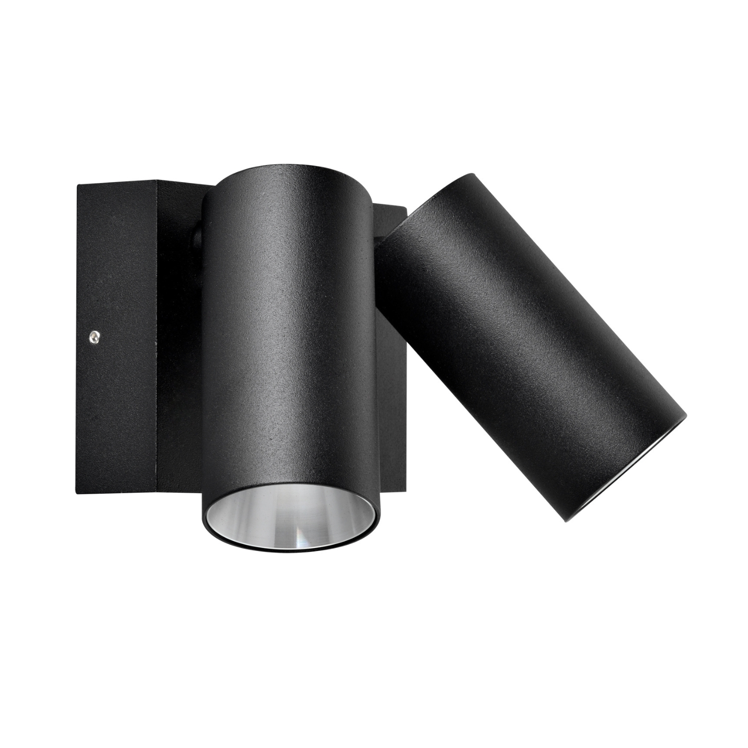 Luella Black Adjustable Twin Spot Wall Light