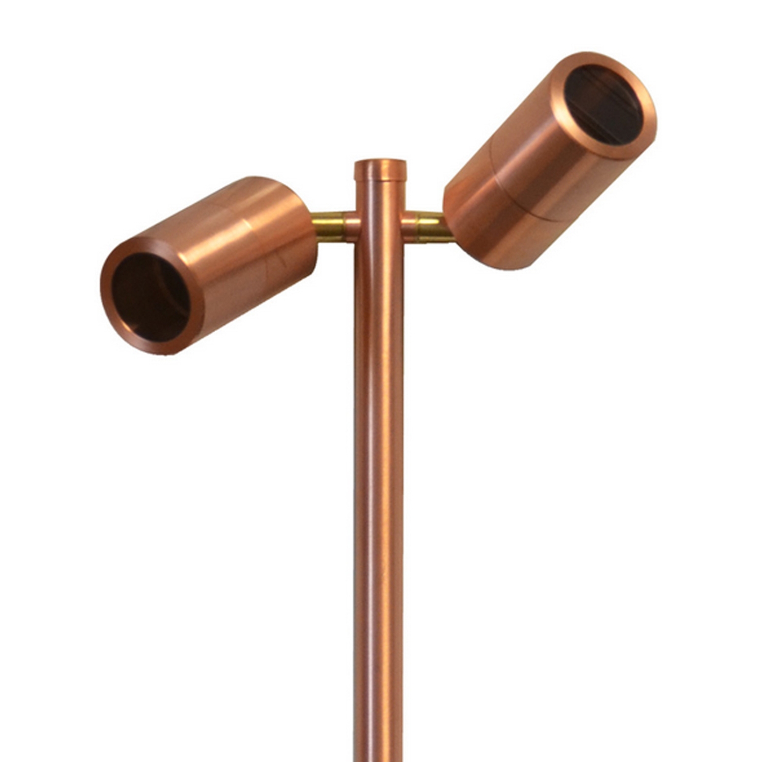 Mirasol Polished Copper Double Spot Spike Light