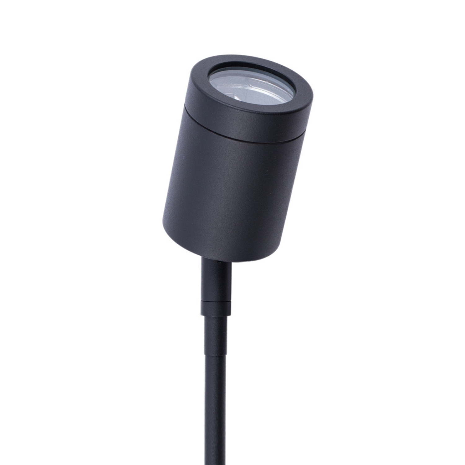 Spencer Adjustable Black Barrel Spike Light