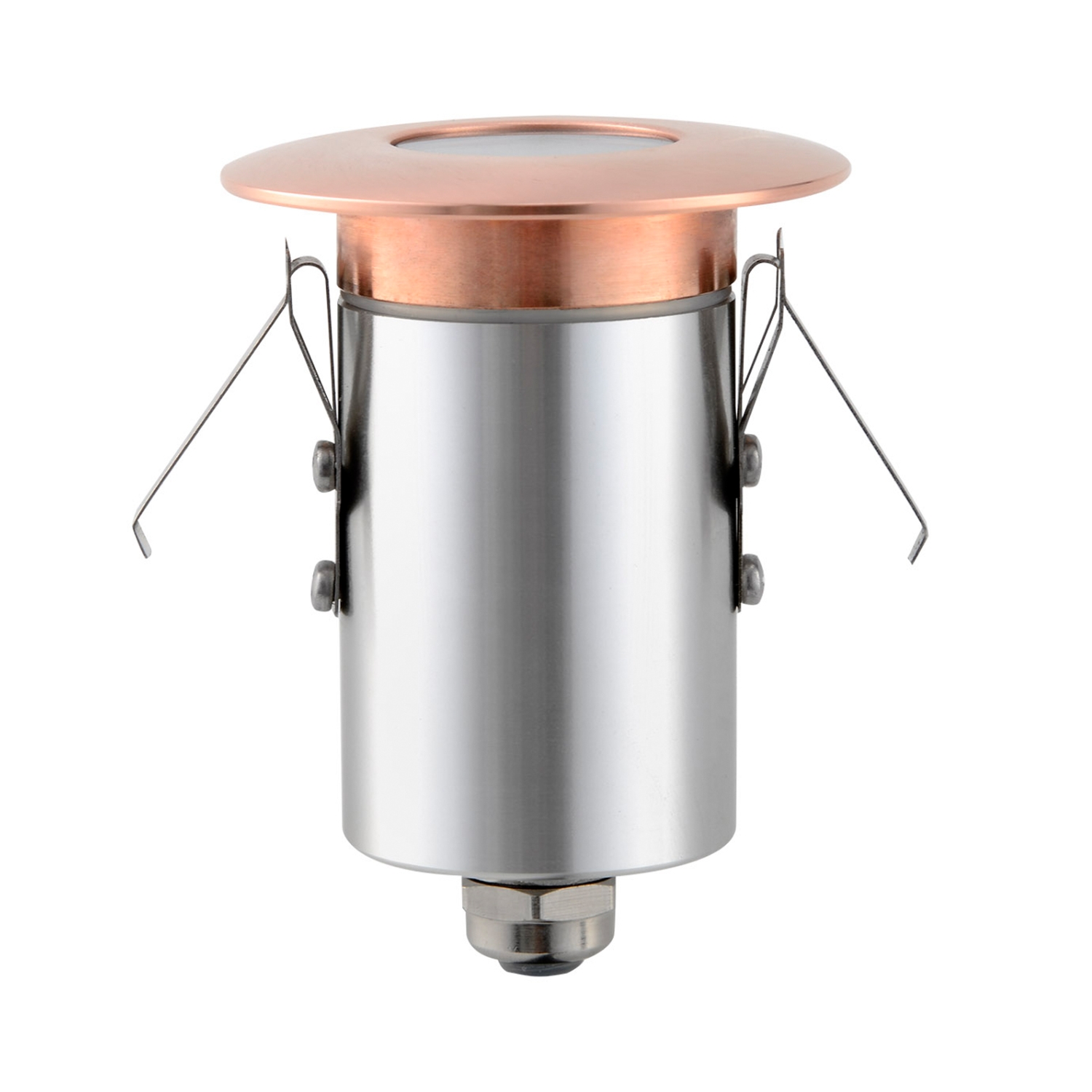 Dante Polished Copper Outdoor Deck Light