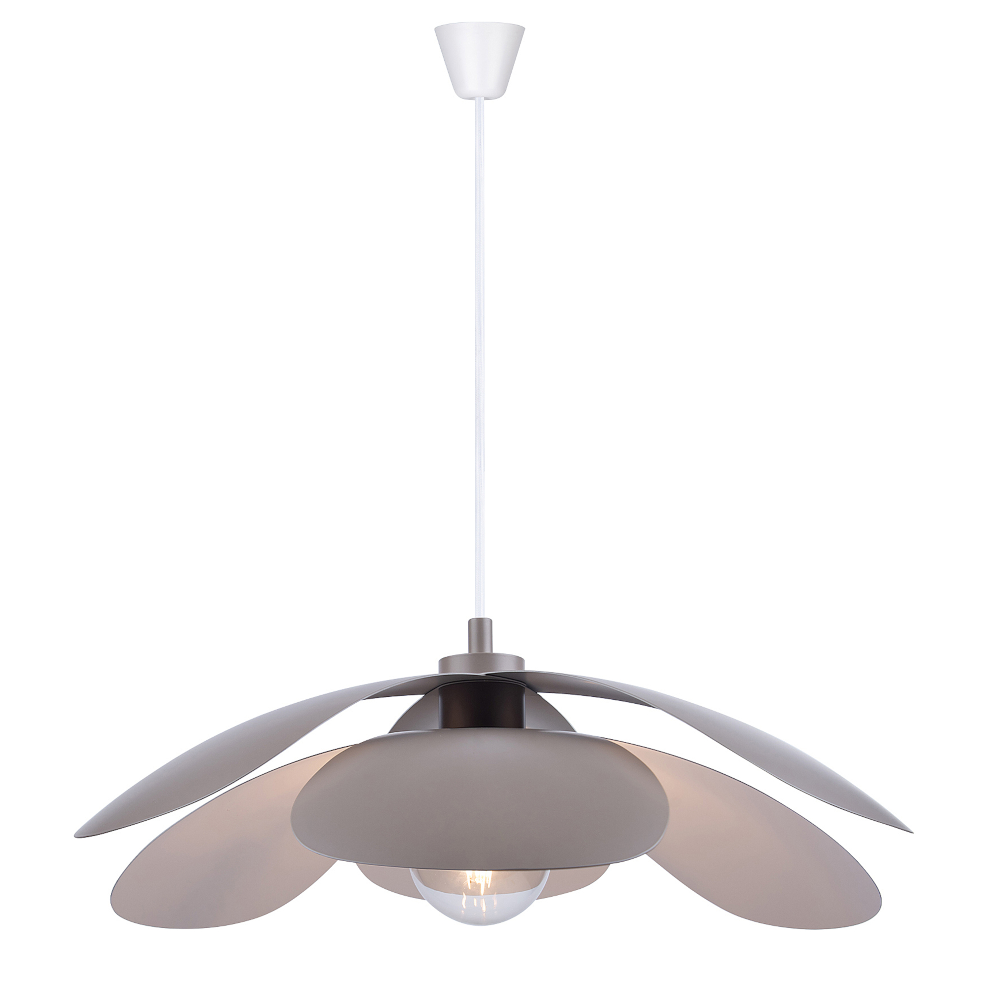 Maple Brown Petal Pendant Light