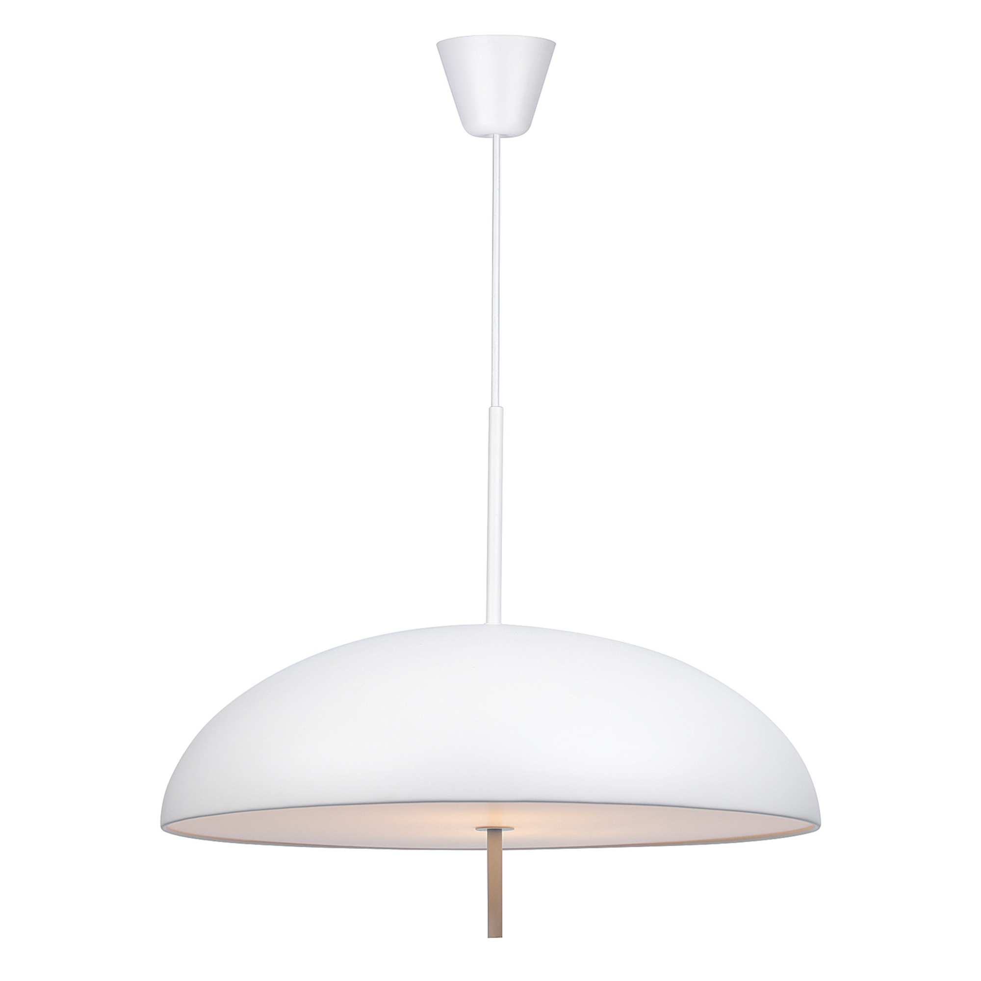 Versale White Dome Pendant Light