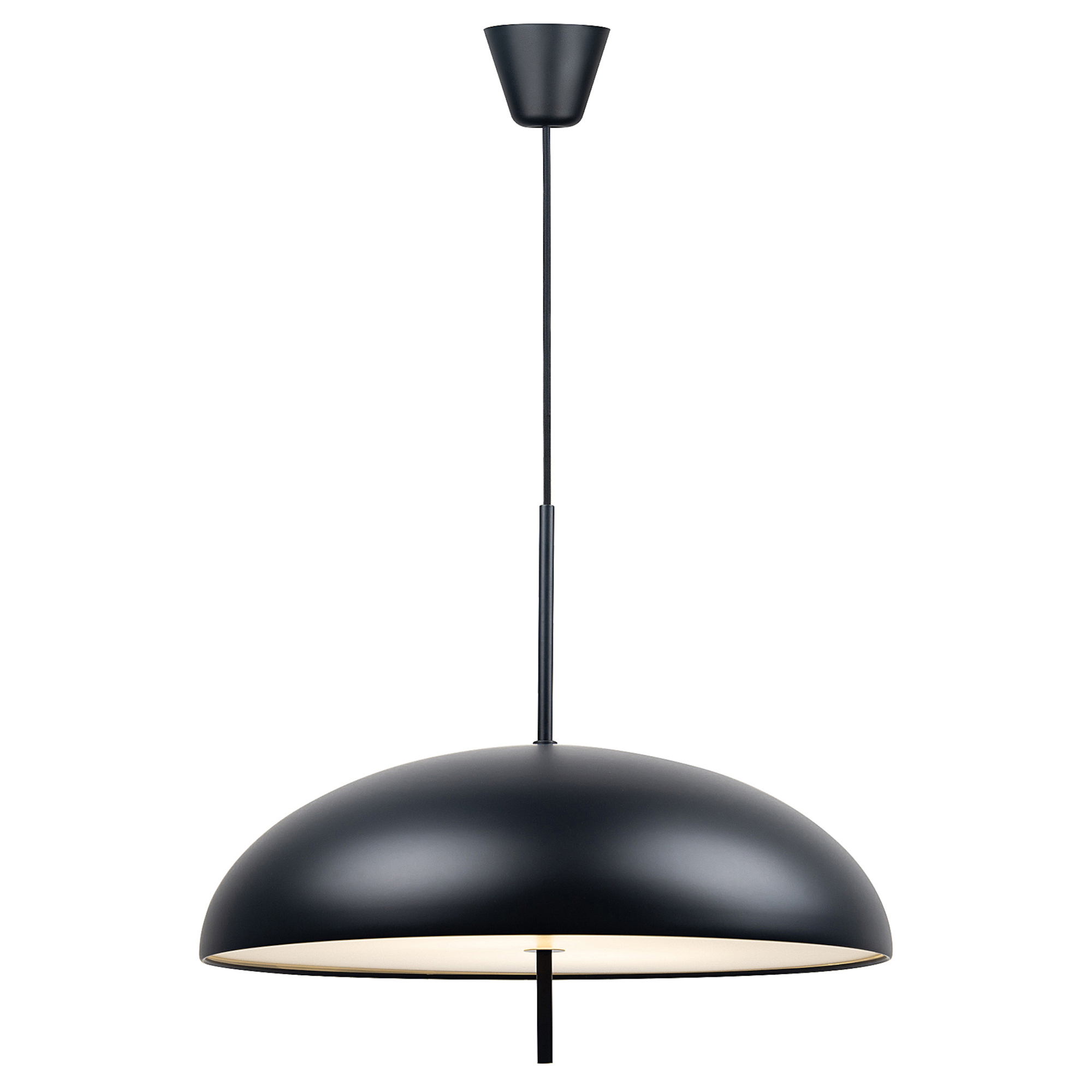 Versale Black Dome Pendant Light