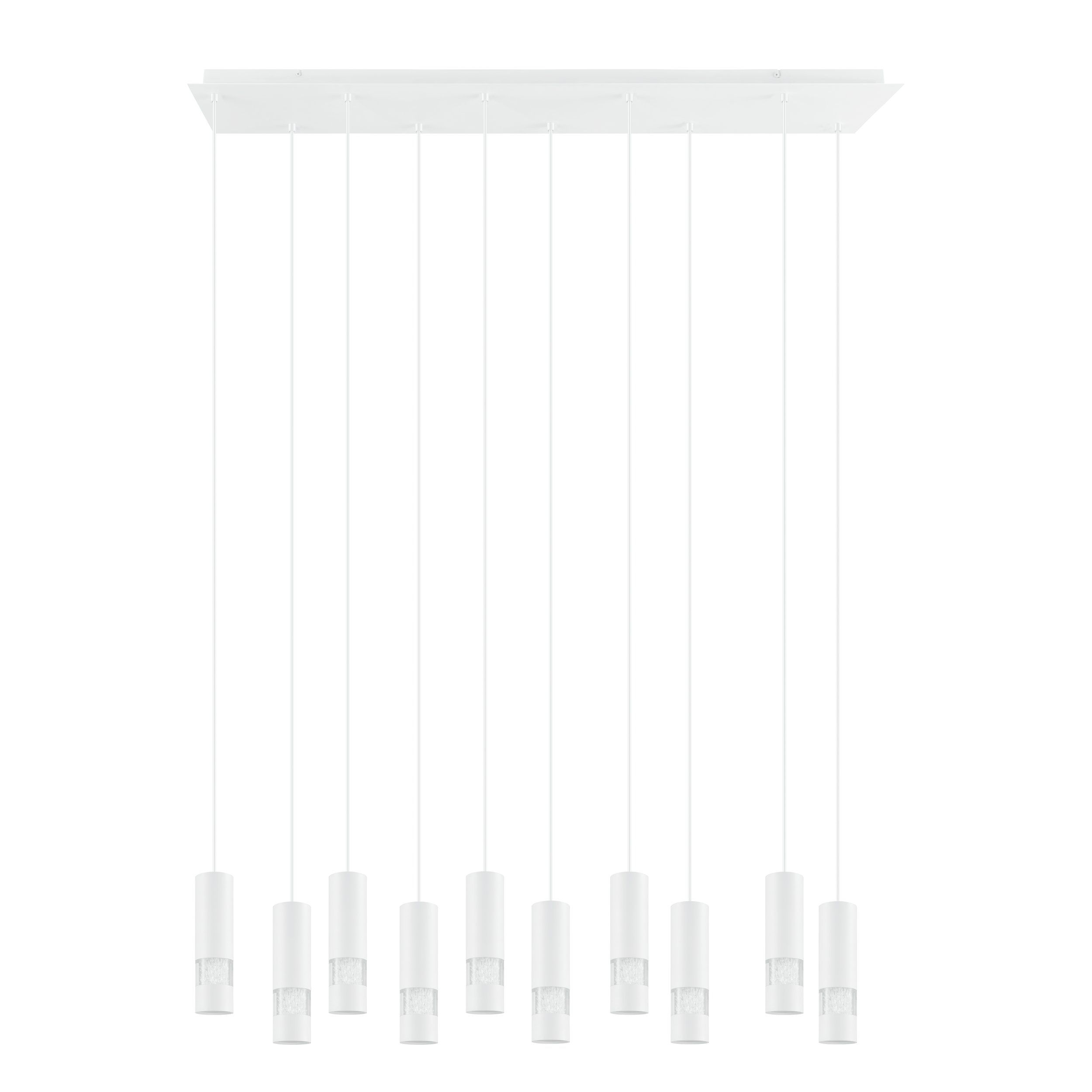 Bernabeta White Linear LED Pendant Decalight