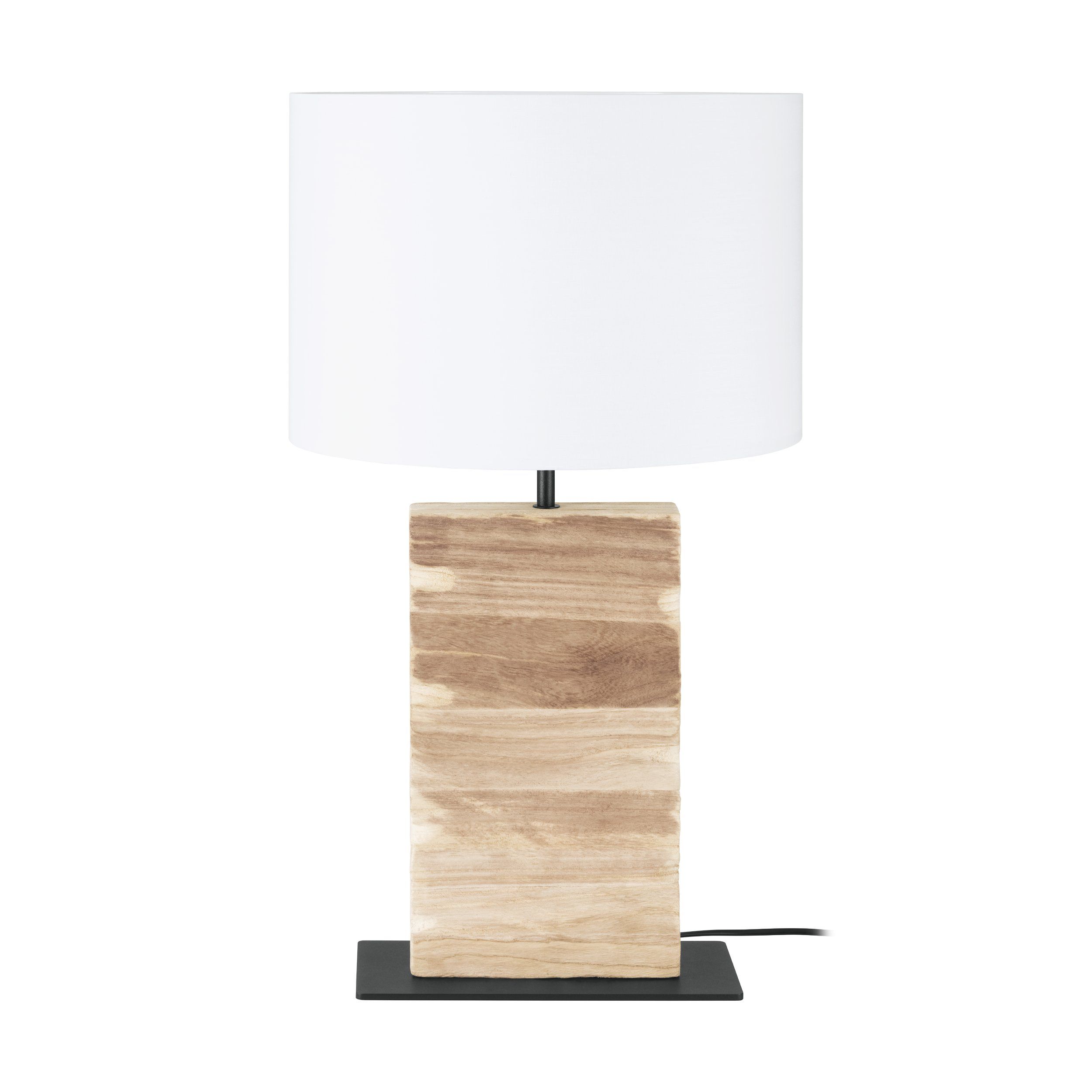 Contessore Rectangular Wooden Base Table Lamp