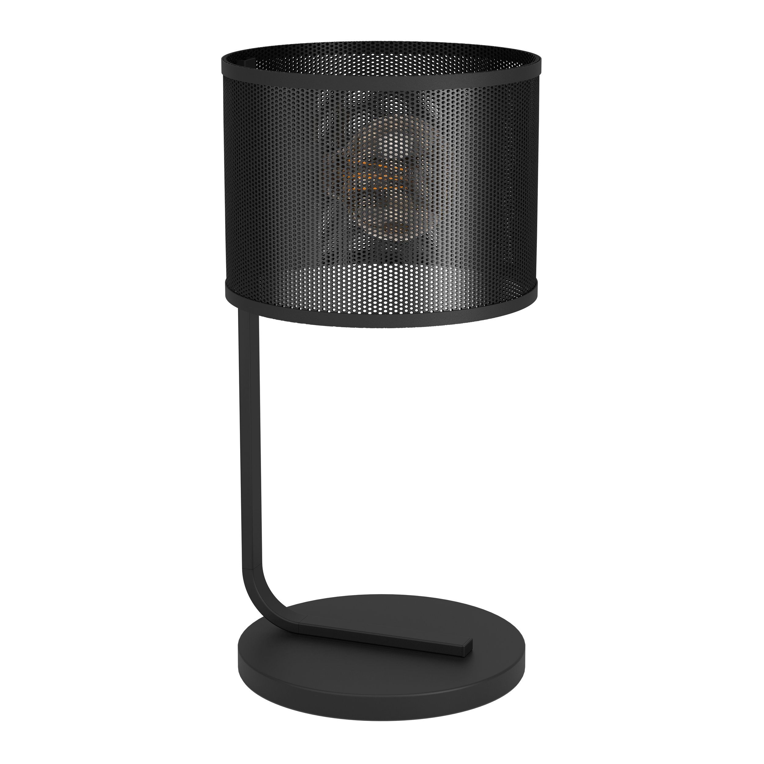 Manby Black Steel Mesh Table Lamp
