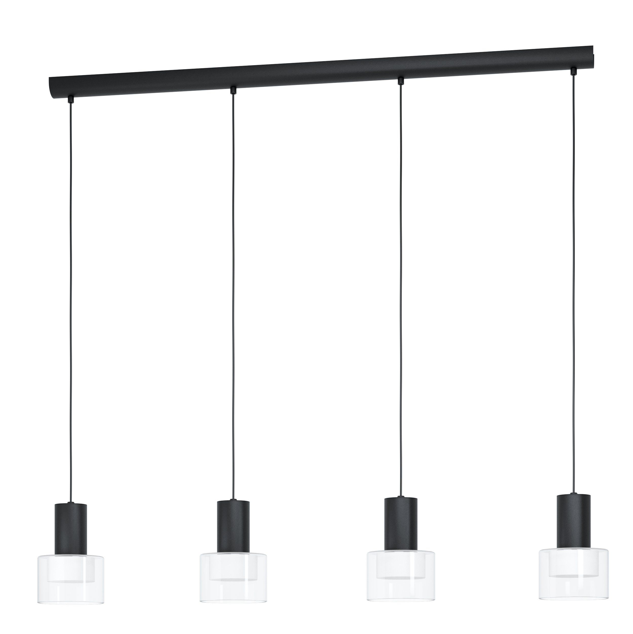 Molineros 4 Light Double Shade Linear Pendant