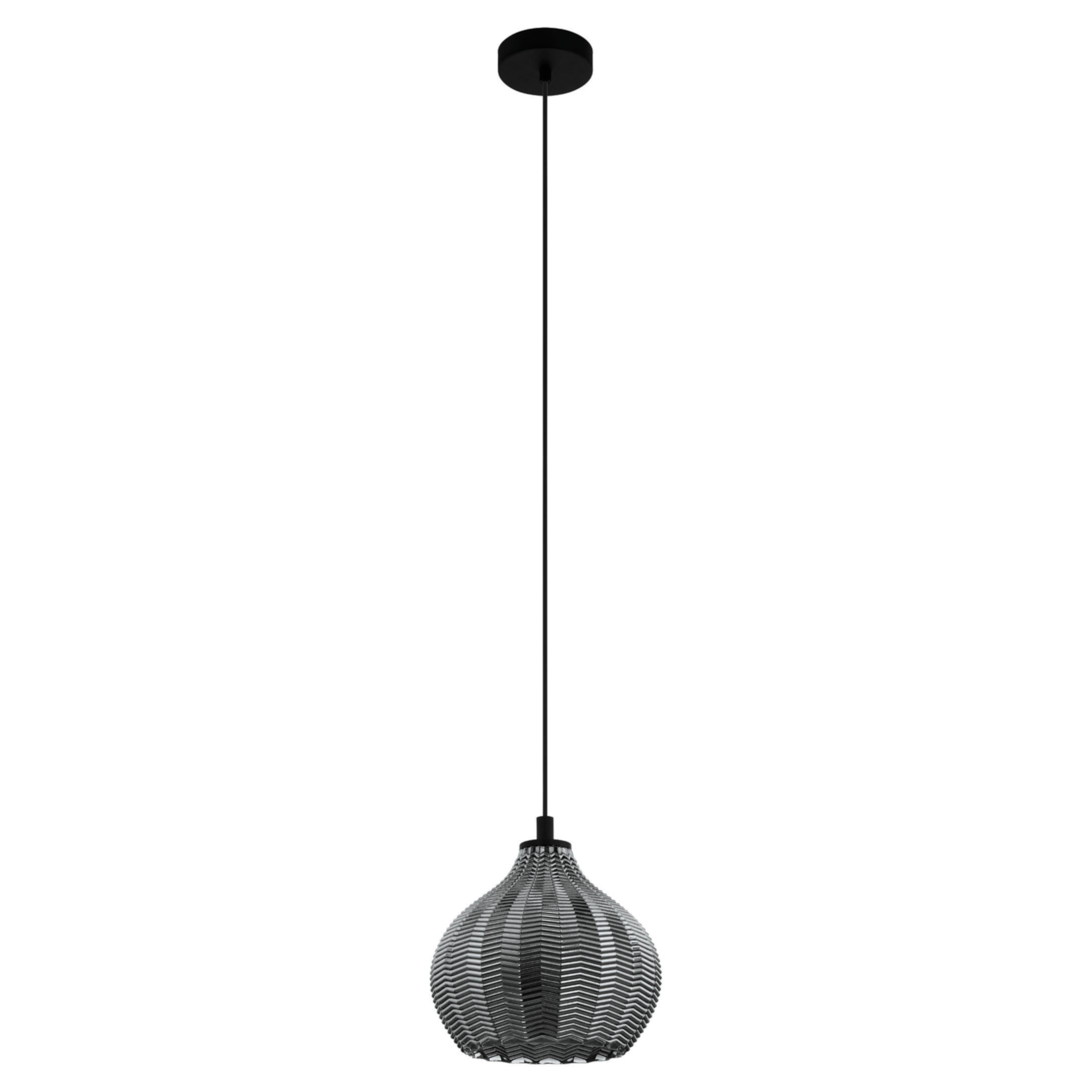 Tamallat Black Glass Decorative Pendant Light