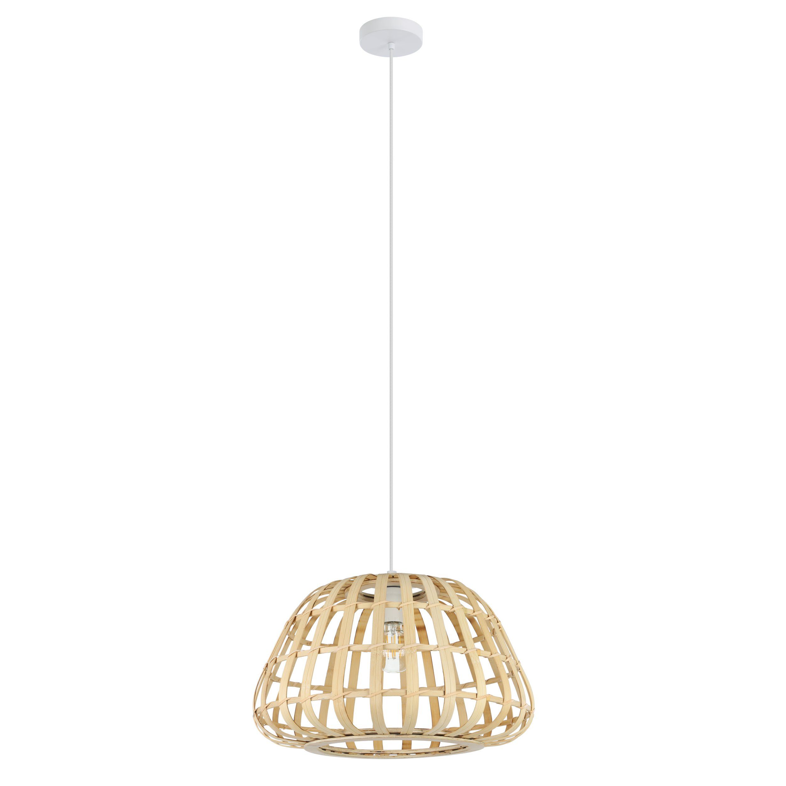 Montezuelo Natural Wooden Basket Pendant