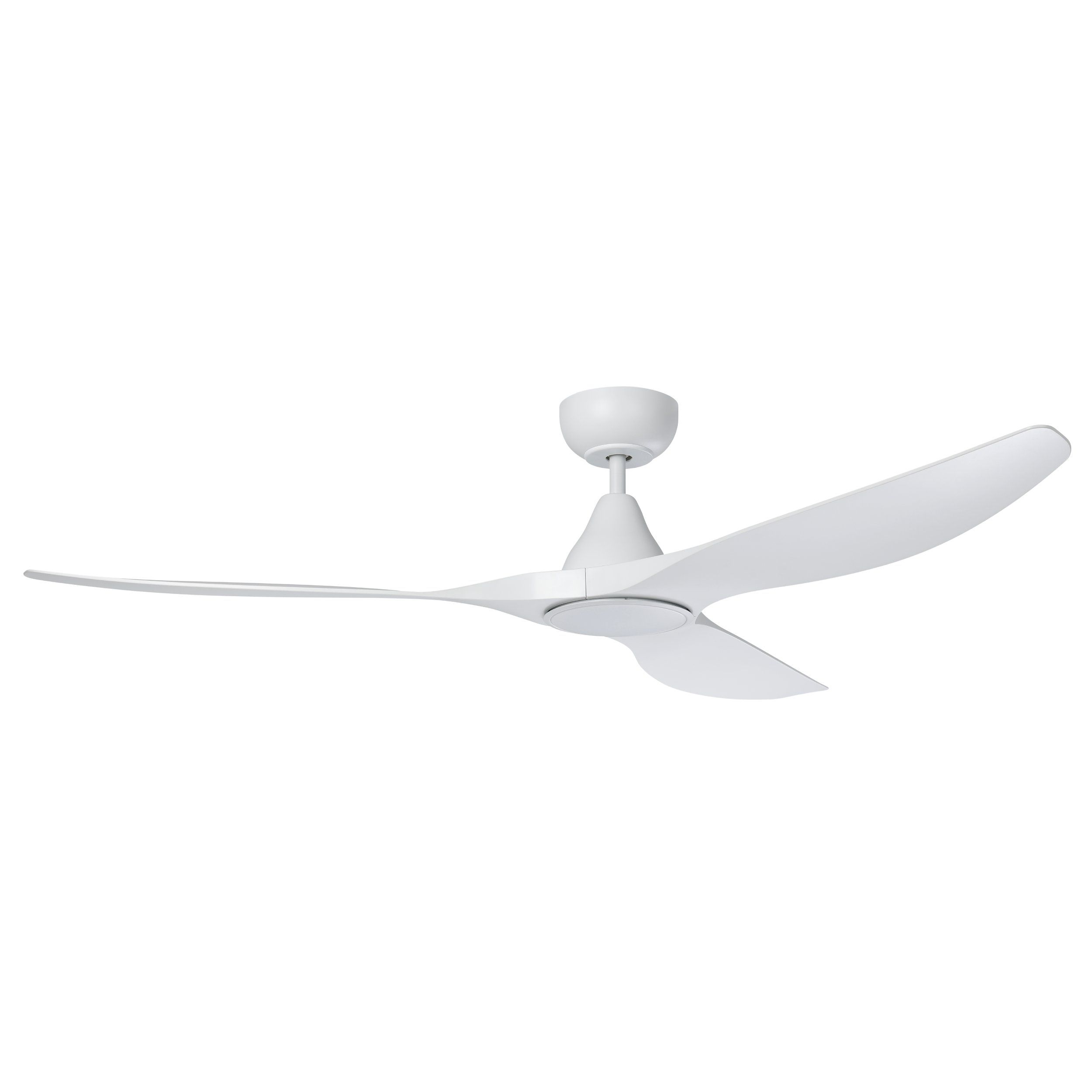 Surf White DC Ceiling Fan with Light