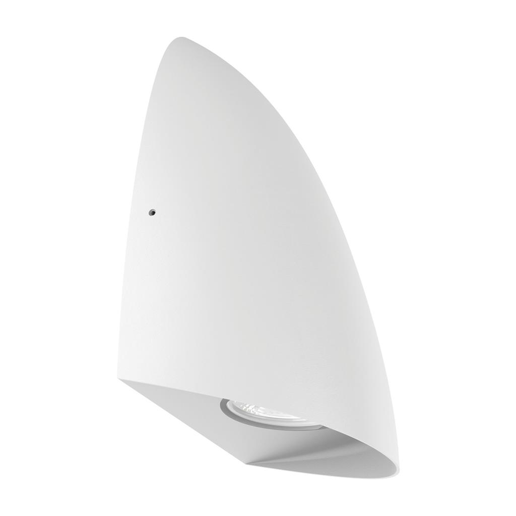 Finn Decorative Outdoor White Wall Light