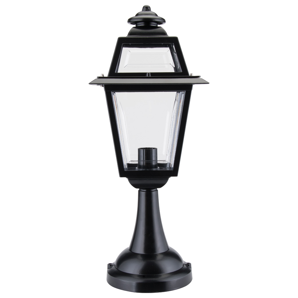 Avignon Black Lantern Pillar Light