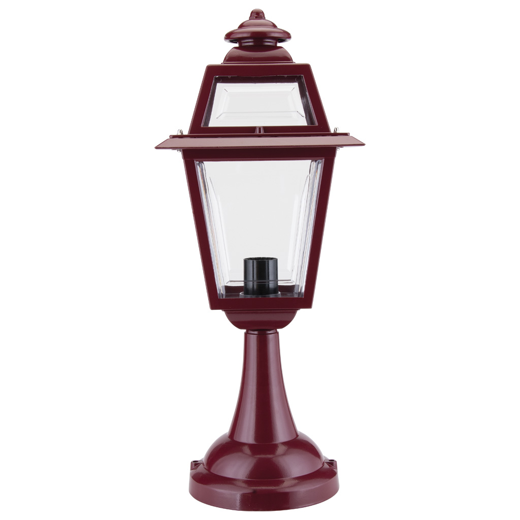 Avignon Burgundy Lantern Pillar Light