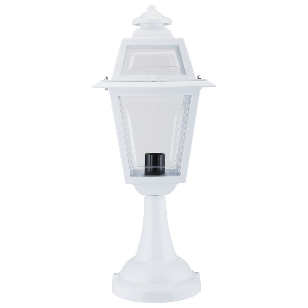 Avignon White Lantern Pillar Light