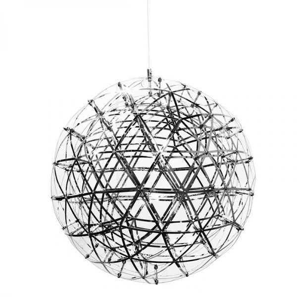 Fireworks Round Chrome Suspension Light